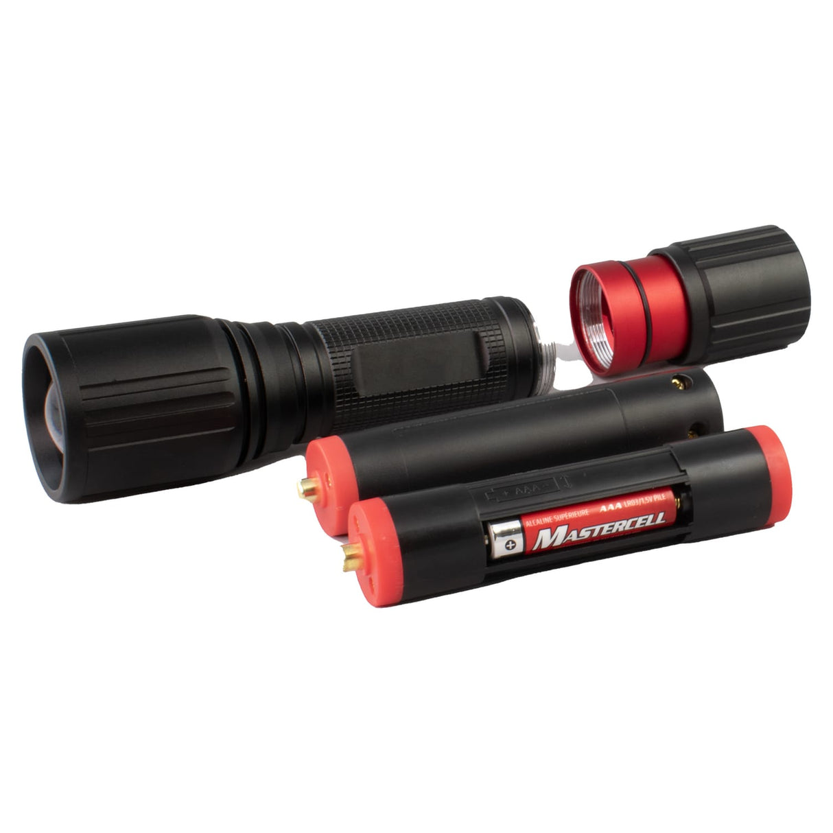 Dorcy Ultra HD Series Hybrid AAA/Rechargeable LED 1000-Lumen Aluminum Flashlight with 3 Modes, up to 1312-Ft. Beam, up to 9 Hours Run Time