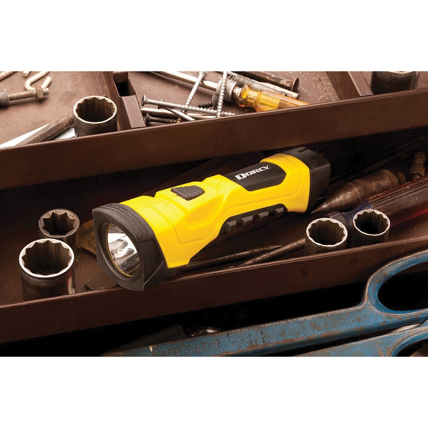 Dorcy 300-Lumen Cyber Light LED Flashlight with Lanyard, Yellow