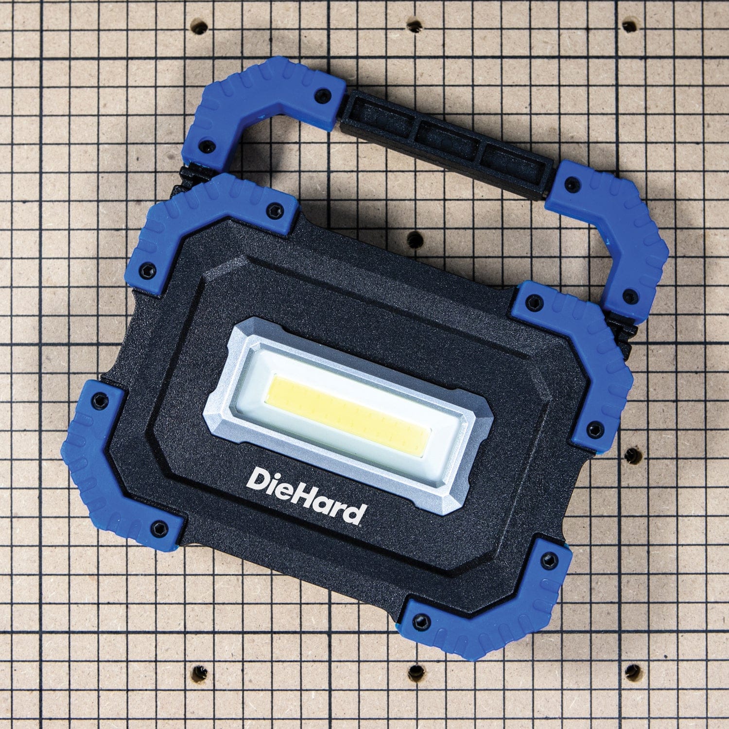 DieHard 1,500-Lumen Water-Resistant COB LED Rechargeable Utility Work Light and Power Bank