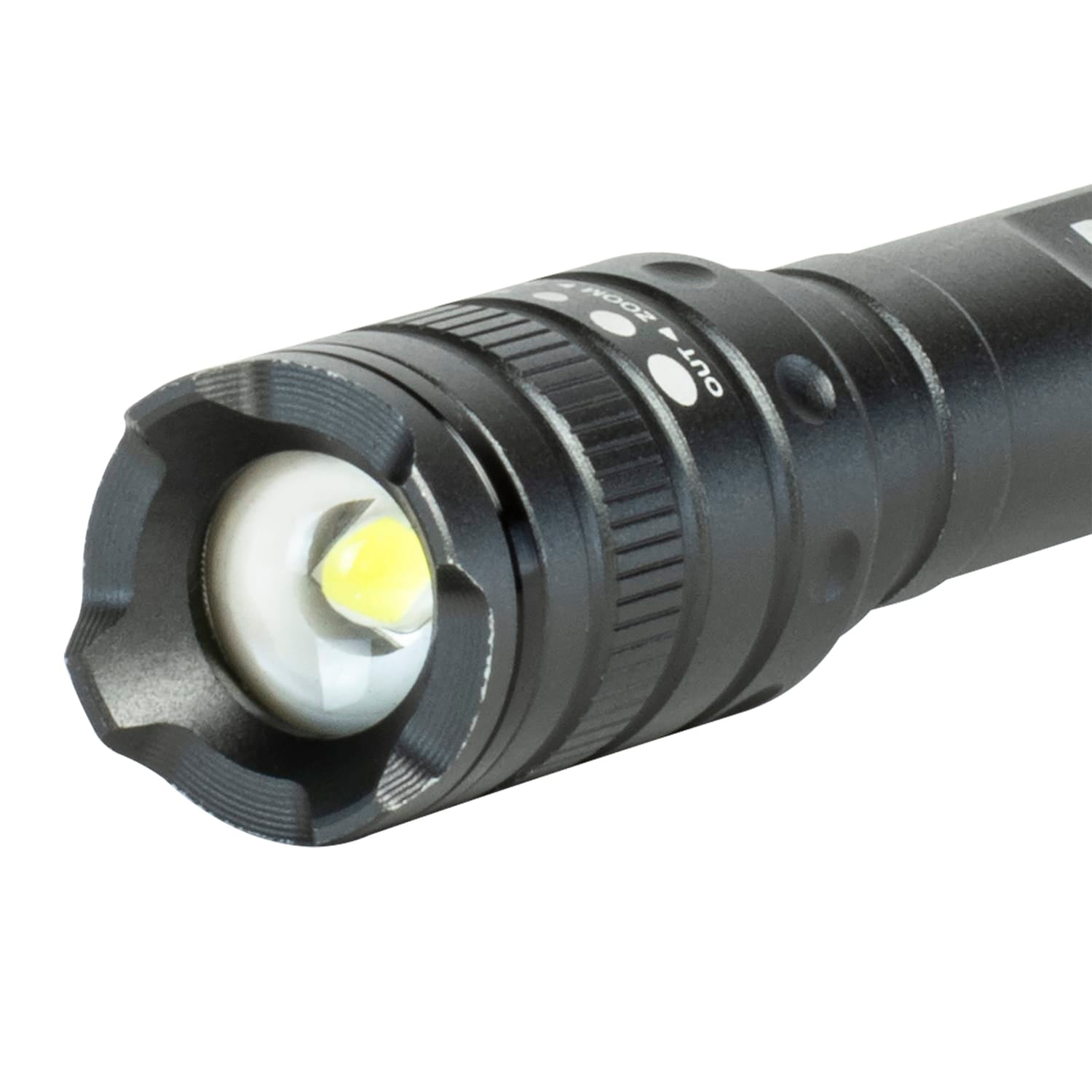 DieHard LED 180-Lumen Aluminum Flashlight with 3 Modes, Twist Focus, Impact/Water-Resistant, Battery Powered, Pocket Clip, up to 229-Ft. Beam