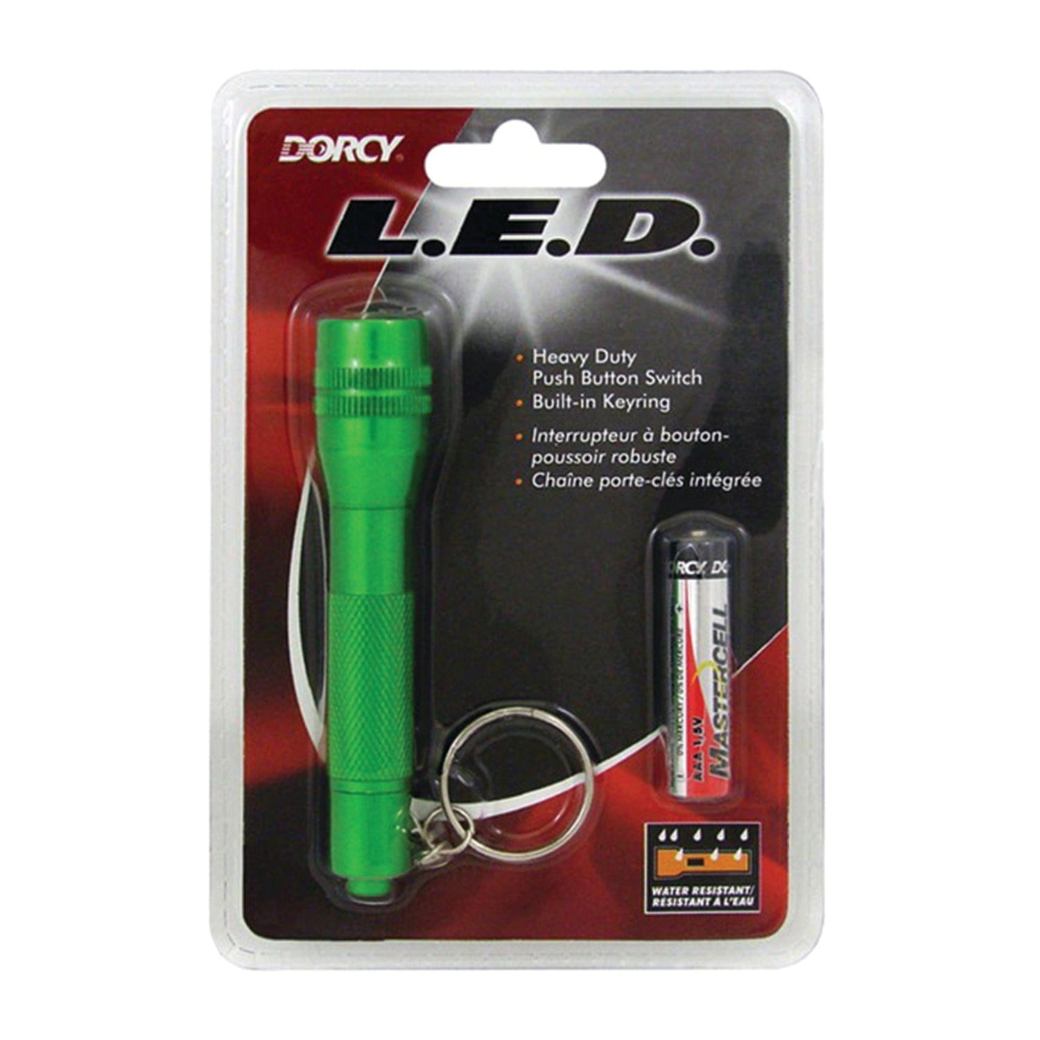 Dorcy 10-Lumen Aluminum Key Chain LED Flashlight