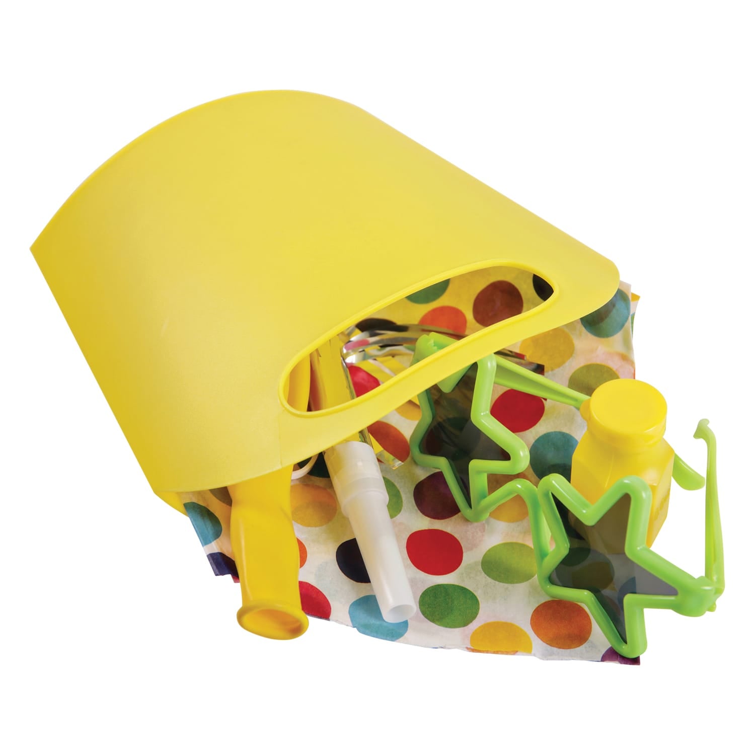 Deflecto Antimicrobial Kids Mini Craft Tote, Yellow