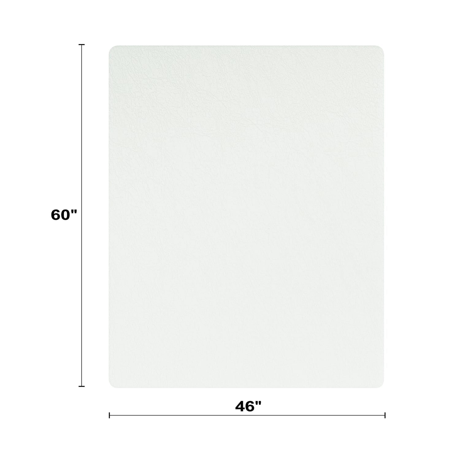 Deflecto OceanMat Office Chair Mat for Hard Floors, 46 In. x 60 In.