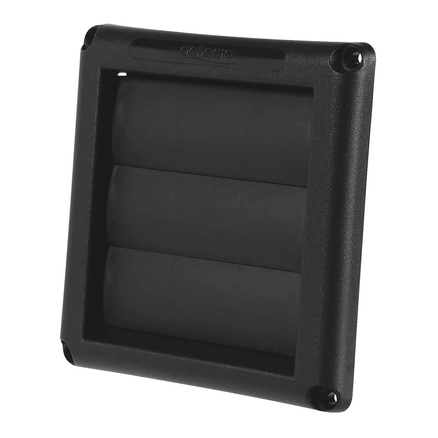 Deflecto Supurr-Vent Louvered Dryer Vent Hood, Black
