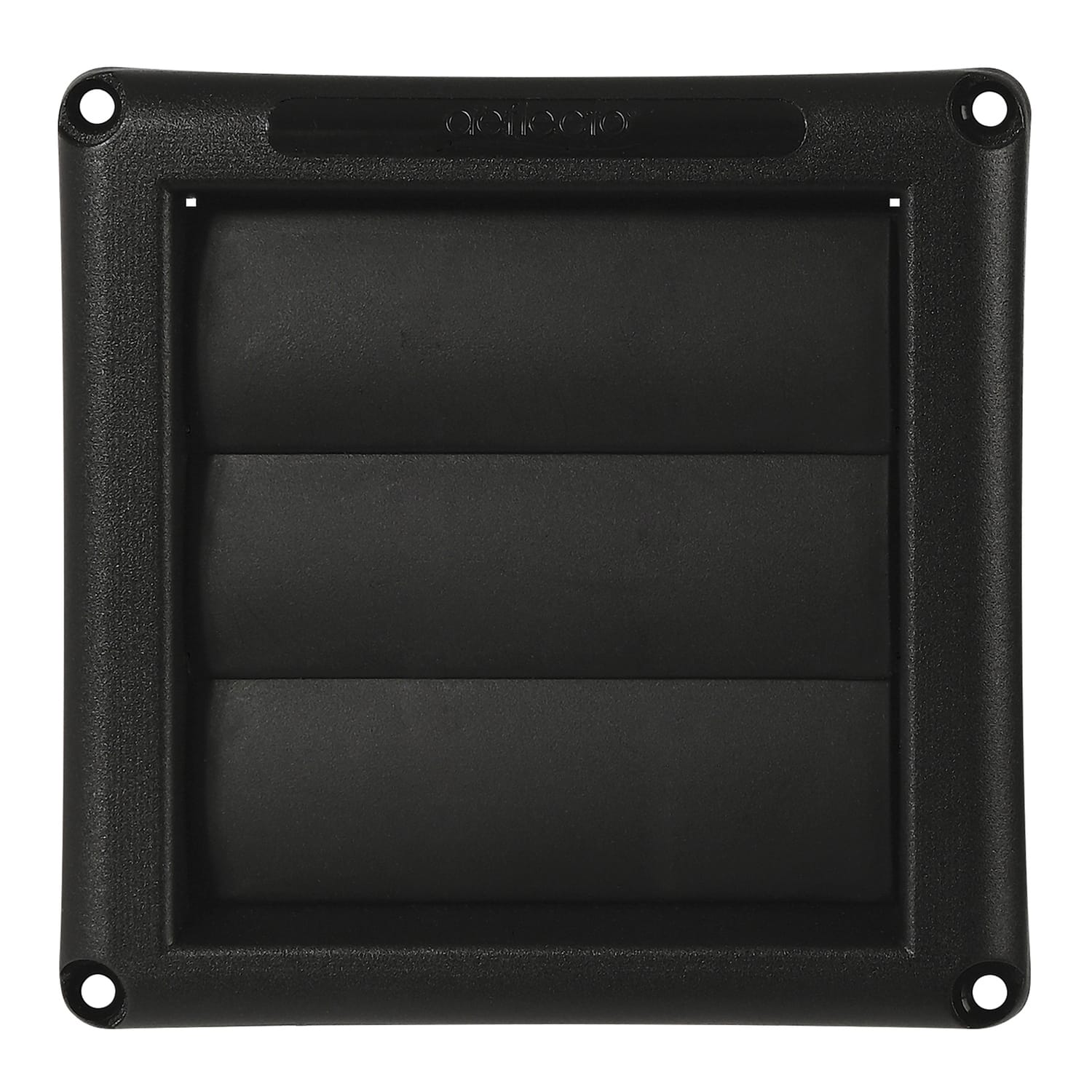 Deflecto Supurr-Vent Louvered Dryer Vent Hood, Black
