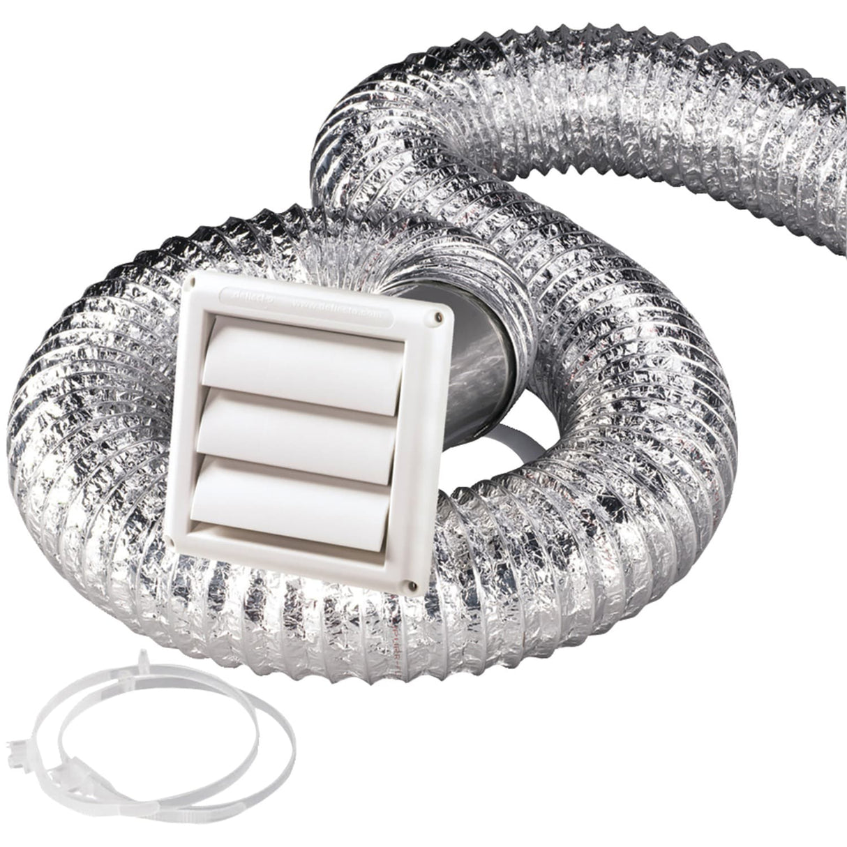 Deflecto Supurr-Flex Dryer Vent Kit, 8ft