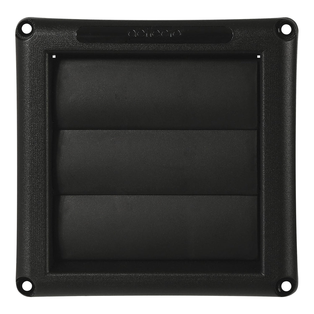 Deflecto Supurr-Vent Louvered 4-In. Dryer Vent Hood Kit with Collar and Aluminum Pipe, SVHABLK4