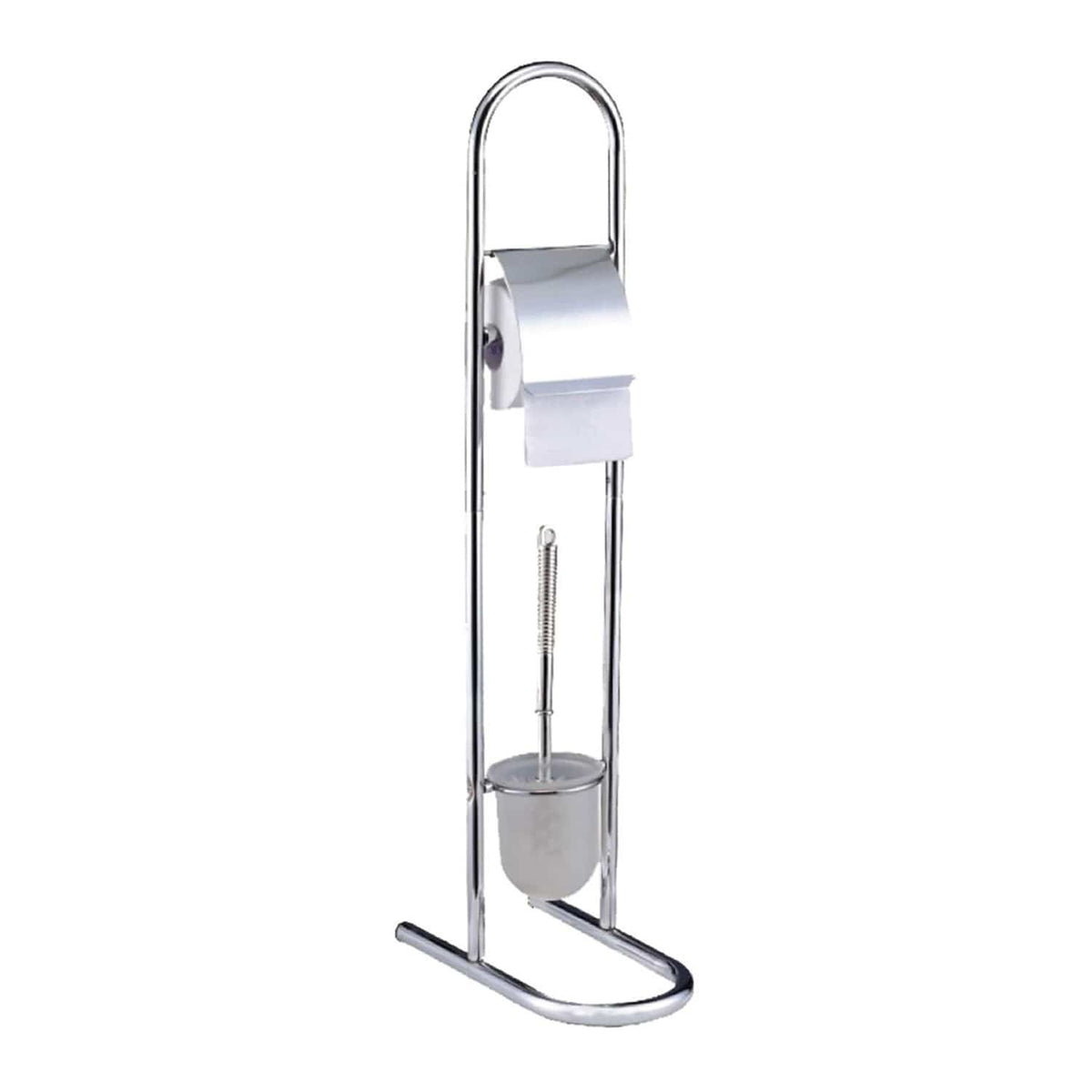 EuroHome Bath 2-in-1 Toilet Brush and Toilet Paper Stand