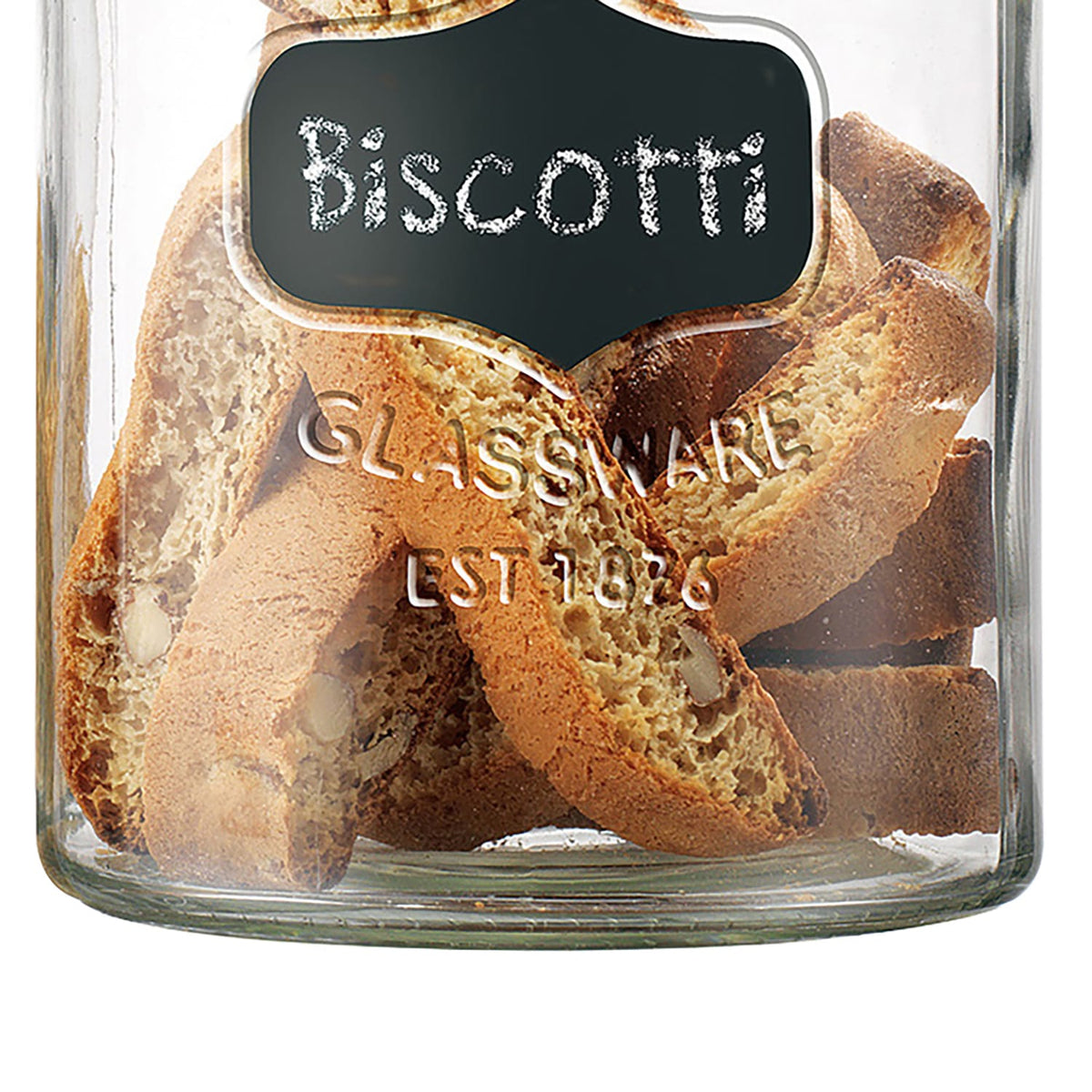 EuroHome Glass Canister with Chalkboard Label 3-Piece Set