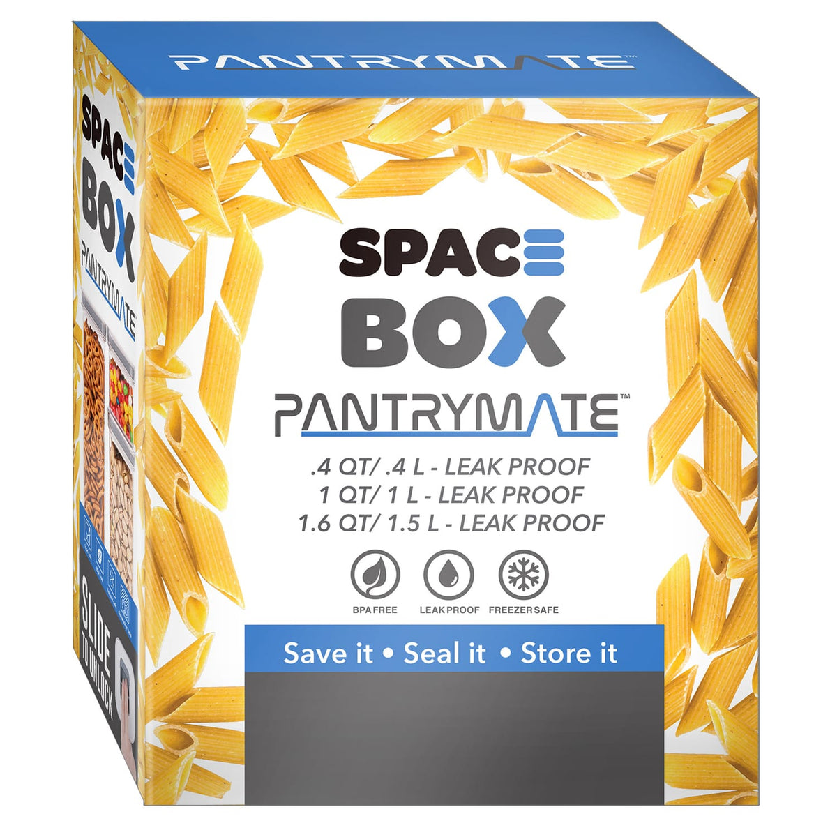Pantrymate SpaceBox Square Container 3-Piece Set