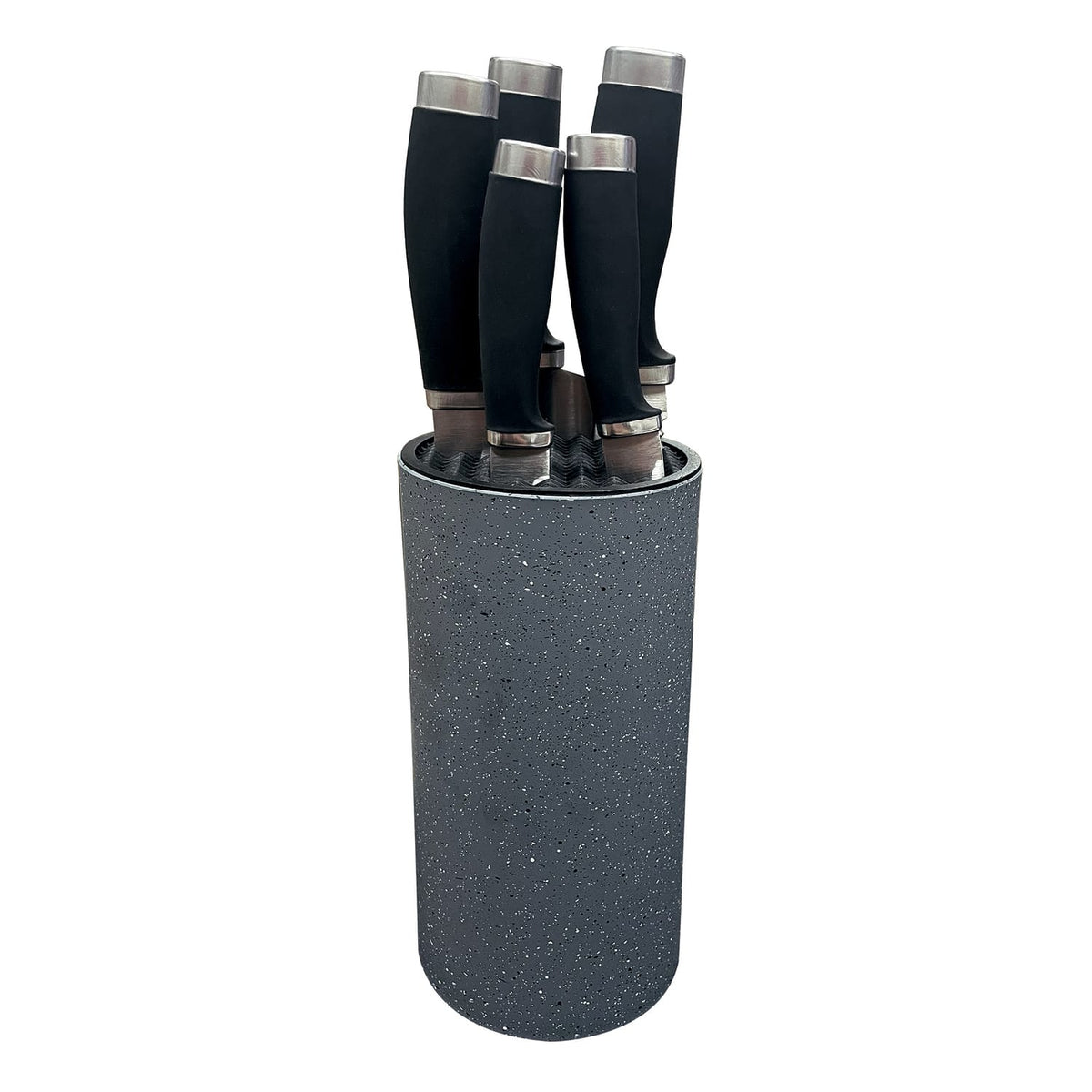 EuroHome Stainless Steel Knife 6-Piece Set Including Holder