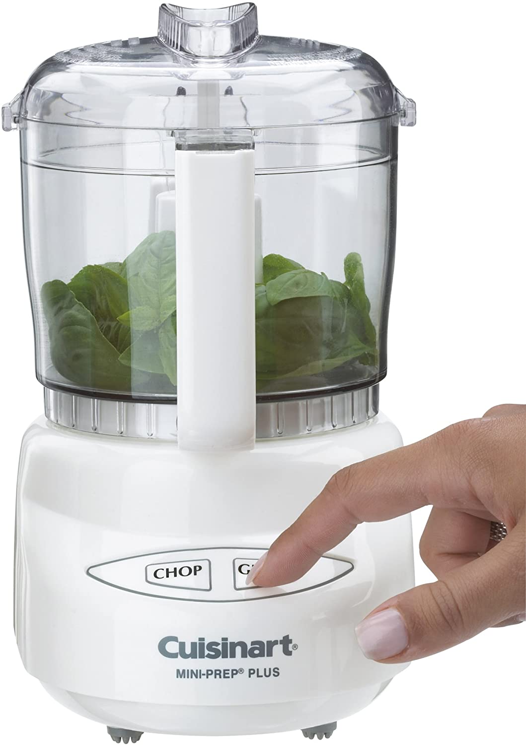 Cuisinart 3-Cup Mini Prep Plus Food Processor, White - Certified Refurbished