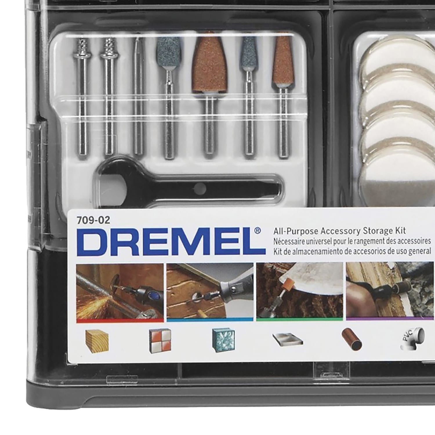 Dremel 110-Piece Multipurpose Mega Accessory Storage Kit