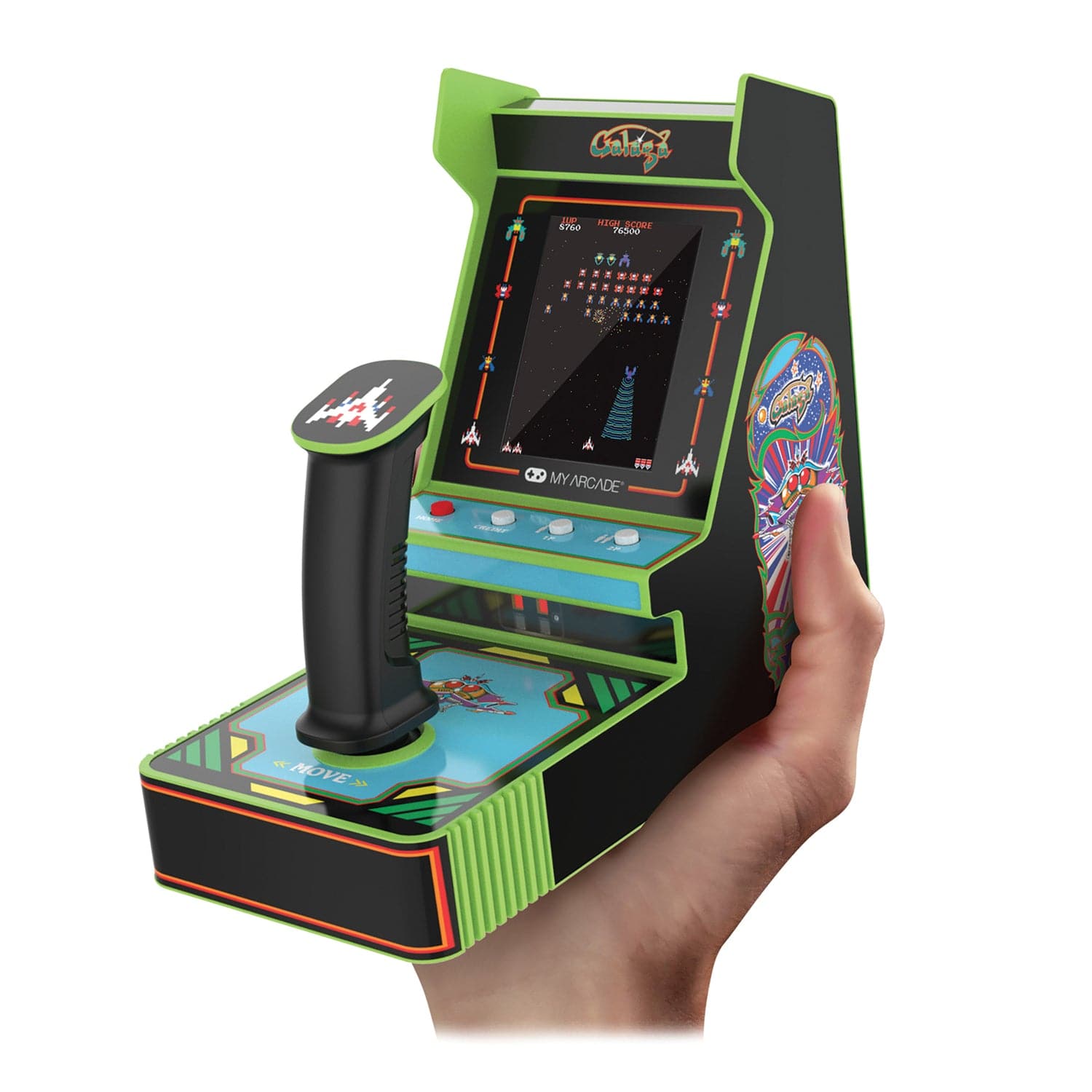 My Arcade Galaga Joystick Player Retro Arcade