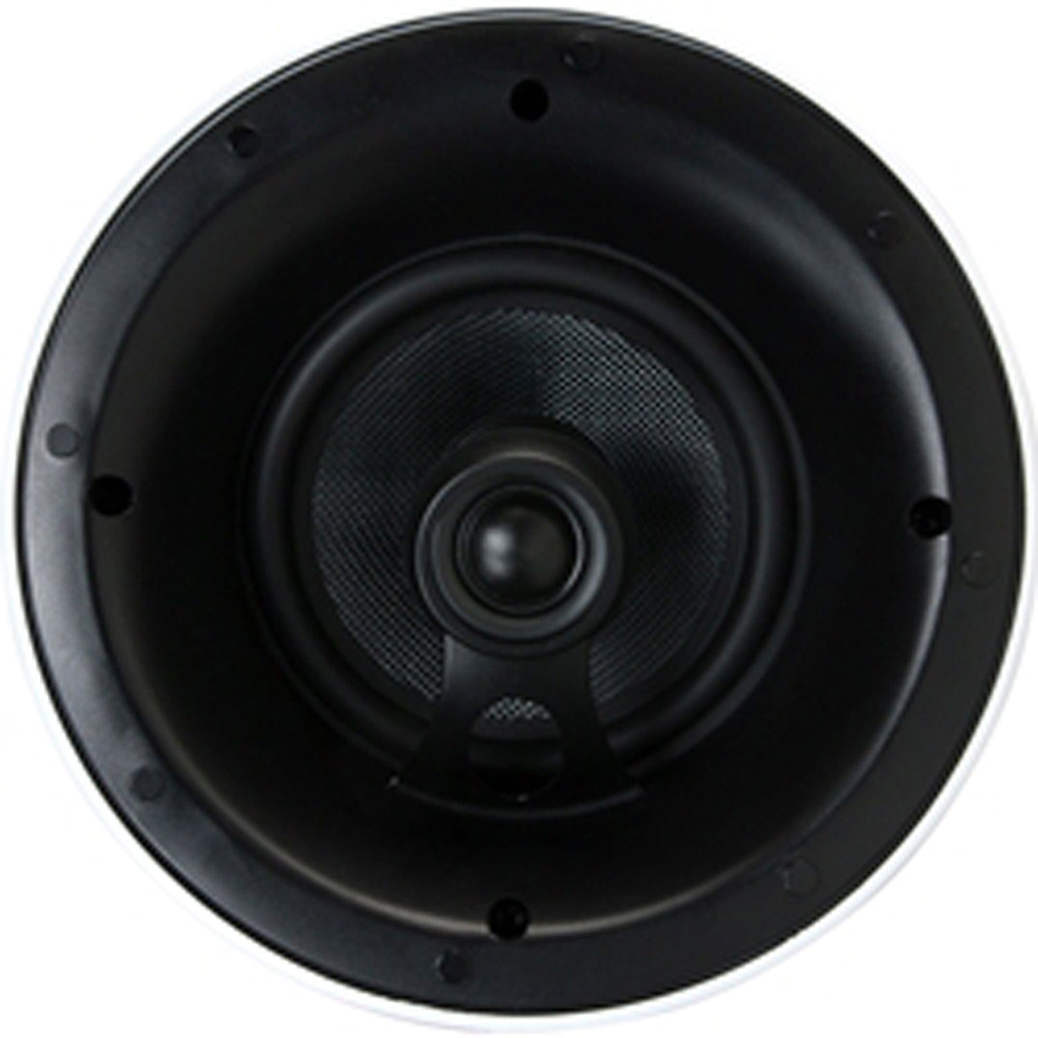 Dayton Audio Micro-Edge ME650C 6-1/2-In. 35-Watt LCRS 15°-Angled In-Ceiling Speaker with Aramid Fiber Woofer and Pivoting Silk Dome Tweeter, 8 Ohms