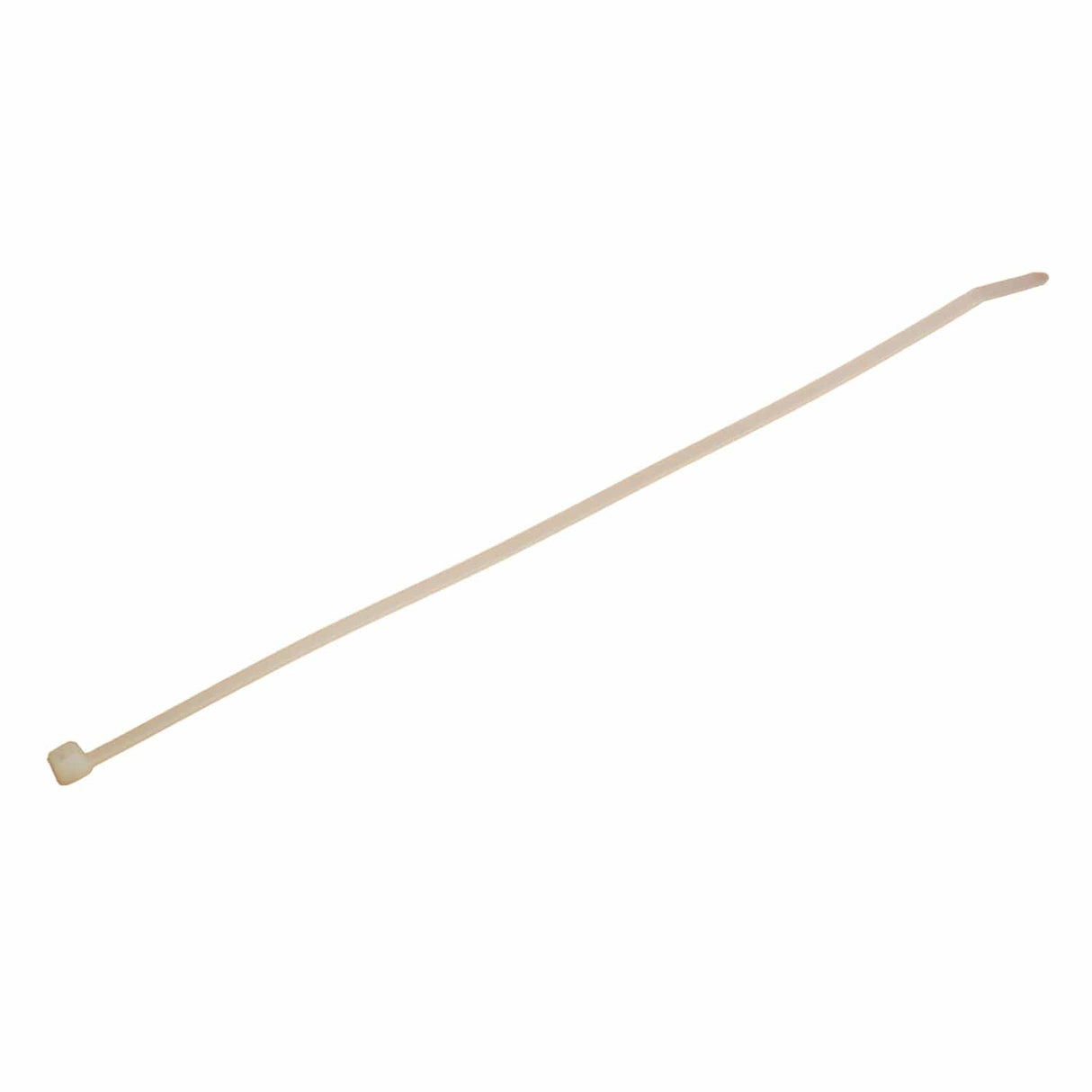 Eagle Aspen 100-Pack 7.5-In. Nylon 6/6 Standard Cable Ties, 50-Lb. Tensile Strength, UL Rated for Indoor Use, Natural, 11 In.