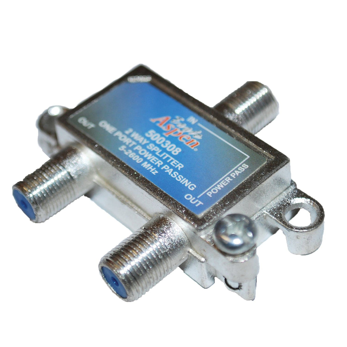 Eagle Aspen 2-Way 2600-MHz Coaxial Splitter with 1-Port Power Passing