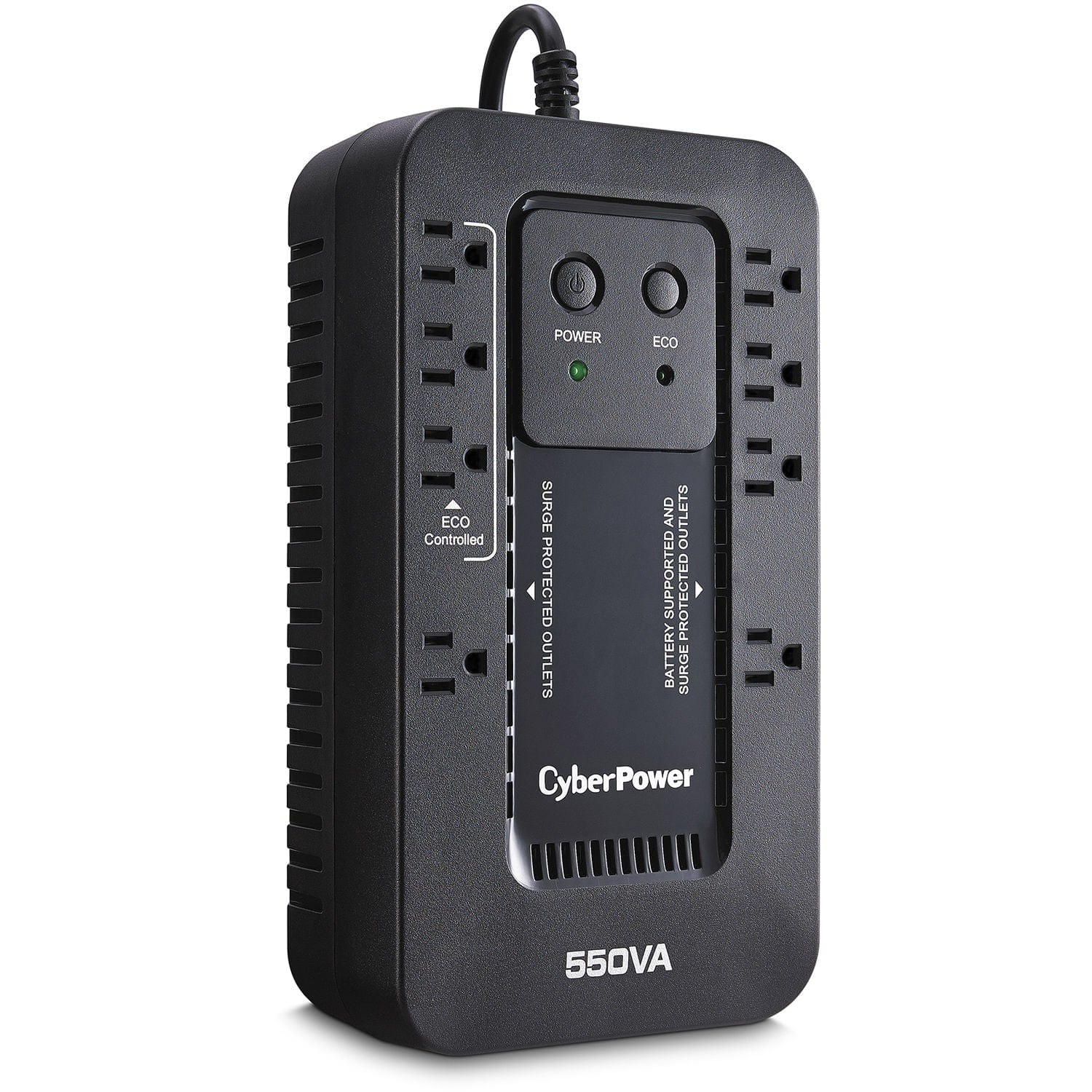 CyberPower Ecologic Series 550VA/330W 8 Outlets Desktop ECO UPS - New Battery Certified Refurbished