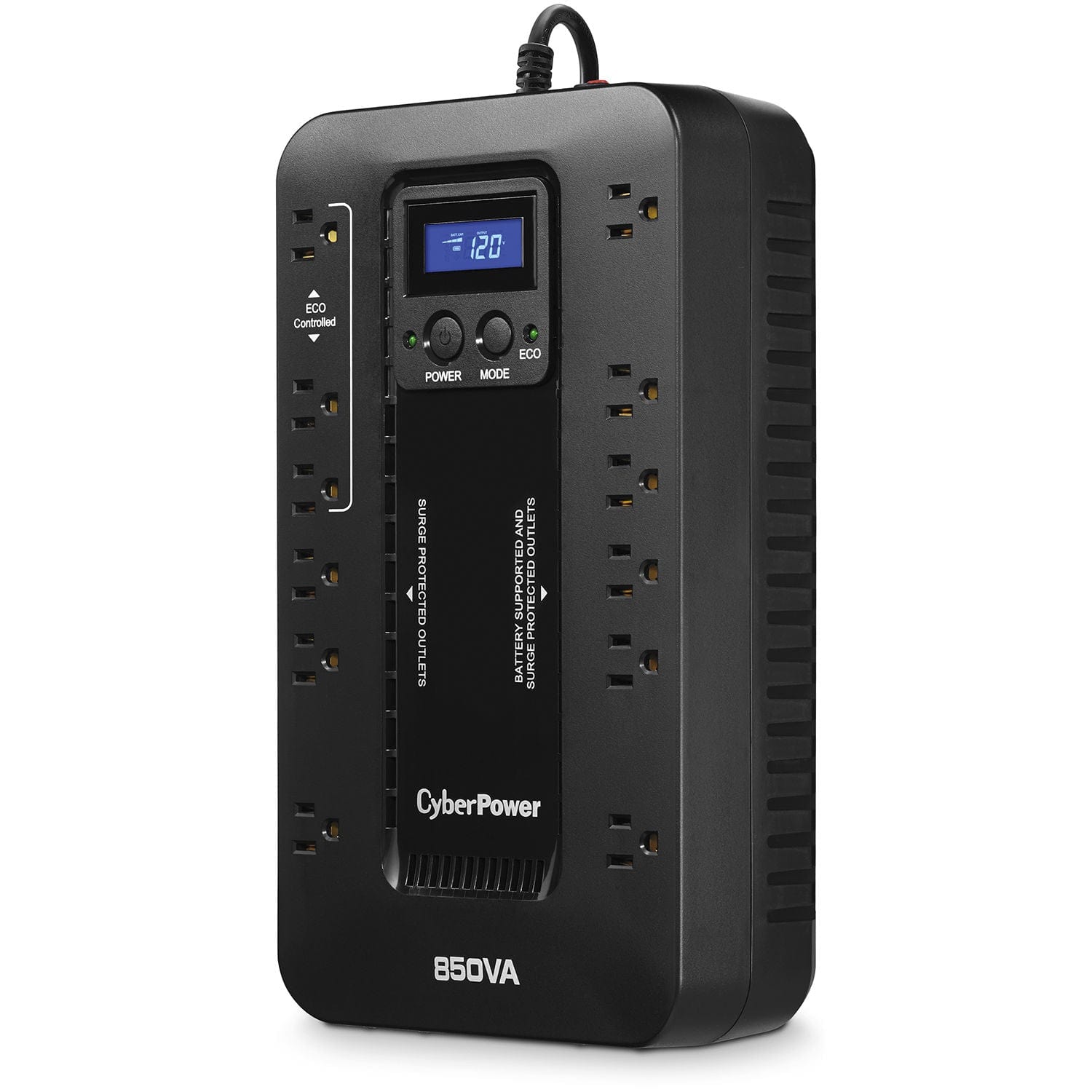 CyberPower 850VA/510W 12 Outlets Ecologic Series Uninterruptible Power Supply UPS - Certified Refurbished