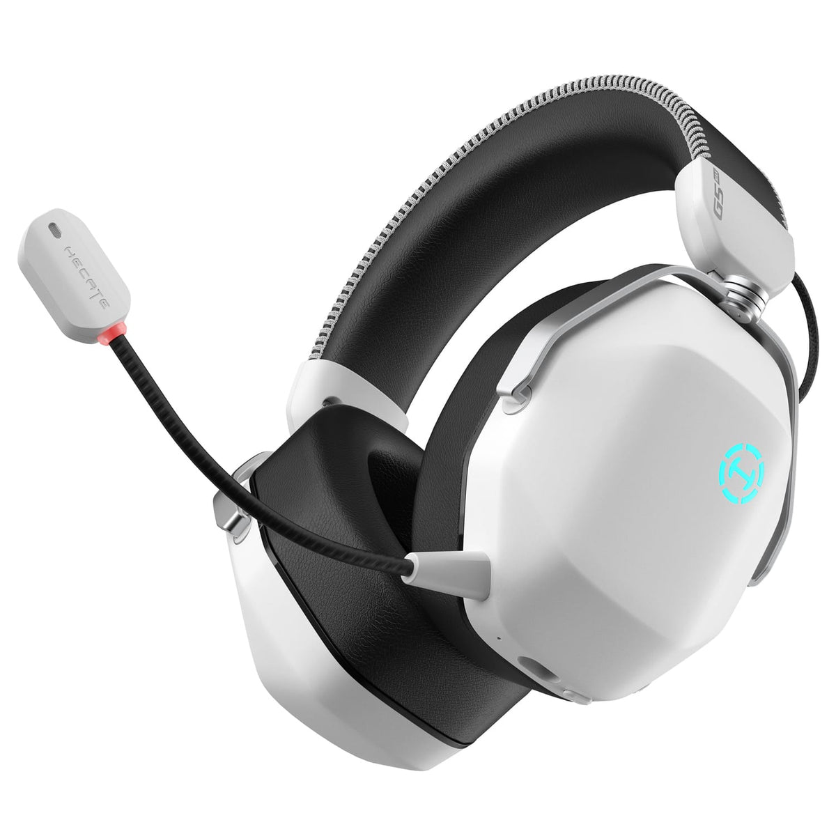 Hecate by Edifier G5 MAX Gaming Headset with THX Spatial Audio, Hi-Res Audio, Ultra-Long Battery Life, and Multiple Connection Options, White