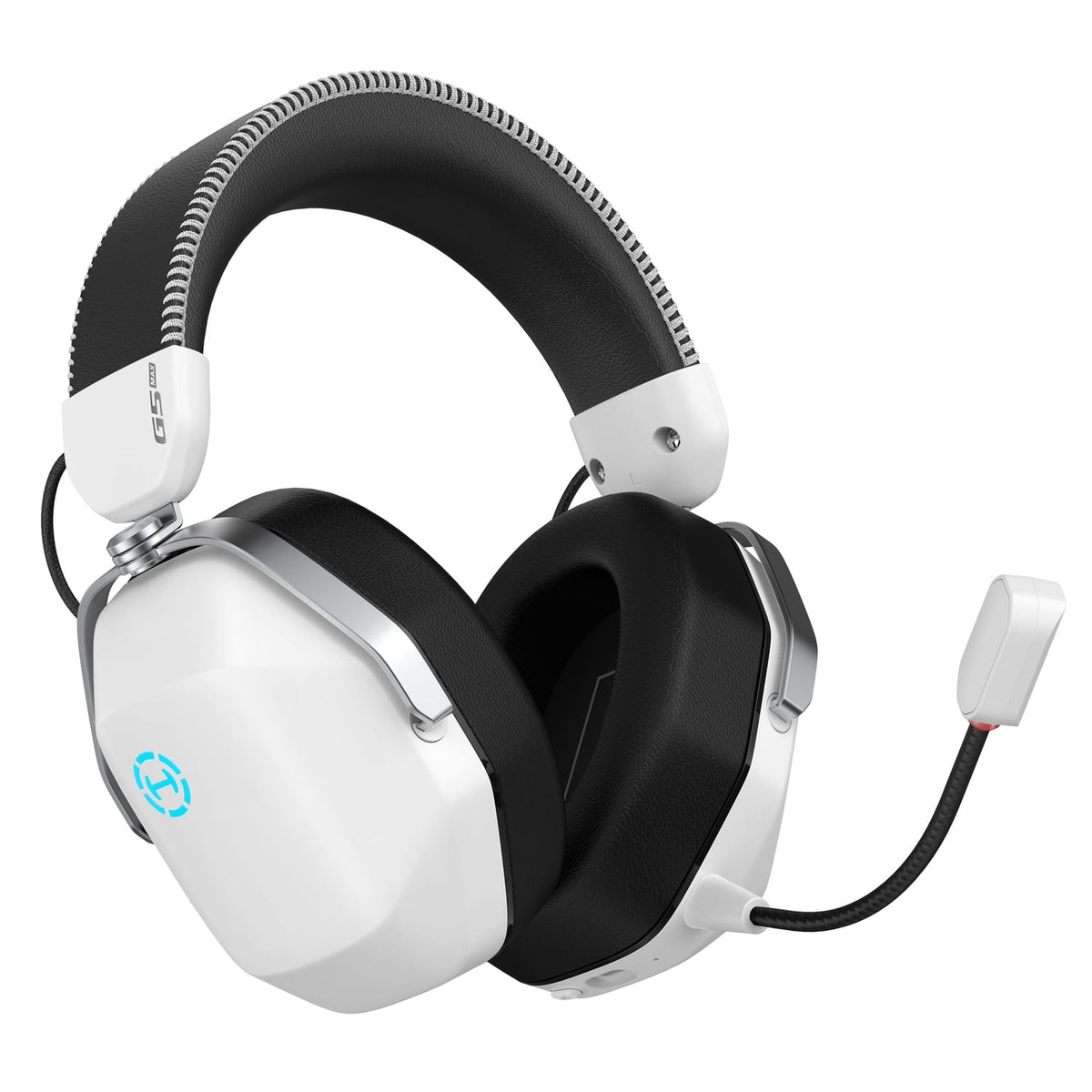 Hecate by Edifier G5 MAX Gaming Headset with THX Spatial Audio, Hi-Res Audio, Ultra-Long Battery Life, and Multiple Connection Options, White