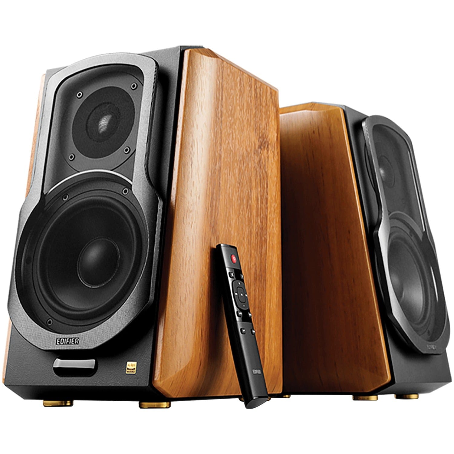 Edifier S1000MKII 5.5-In. 120-Watt-RMS Amplified Bluetooth Bookshelf Speaker System with Remote