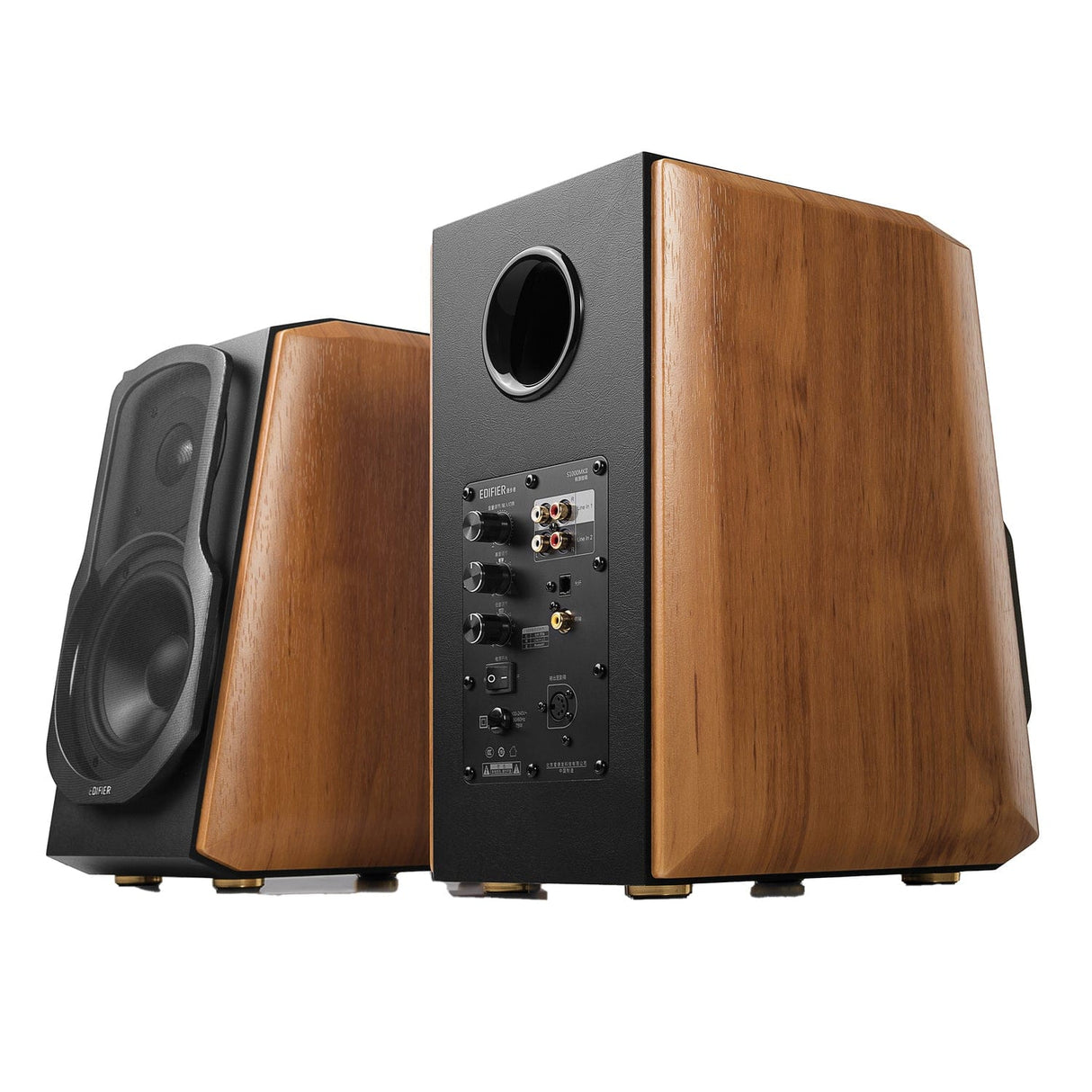 Edifier S1000MKII 5.5-In. 120-Watt-RMS Amplified Bluetooth Bookshelf Speaker System with Remote