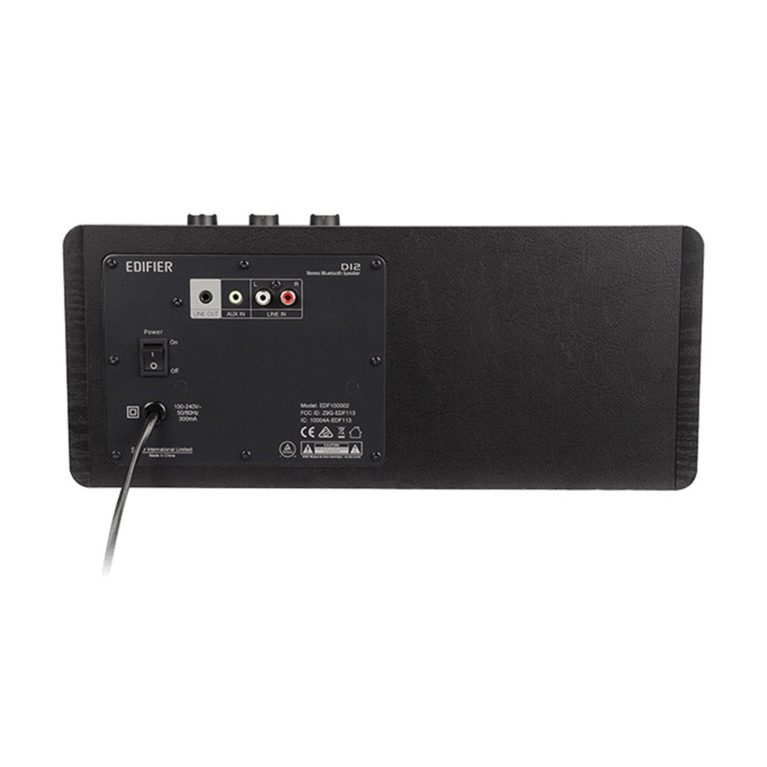 Edifier D12 Desktop 70-Watt Continuous-Power Bluetooth Amplified Integrated Stereo Speaker with Remote, Black