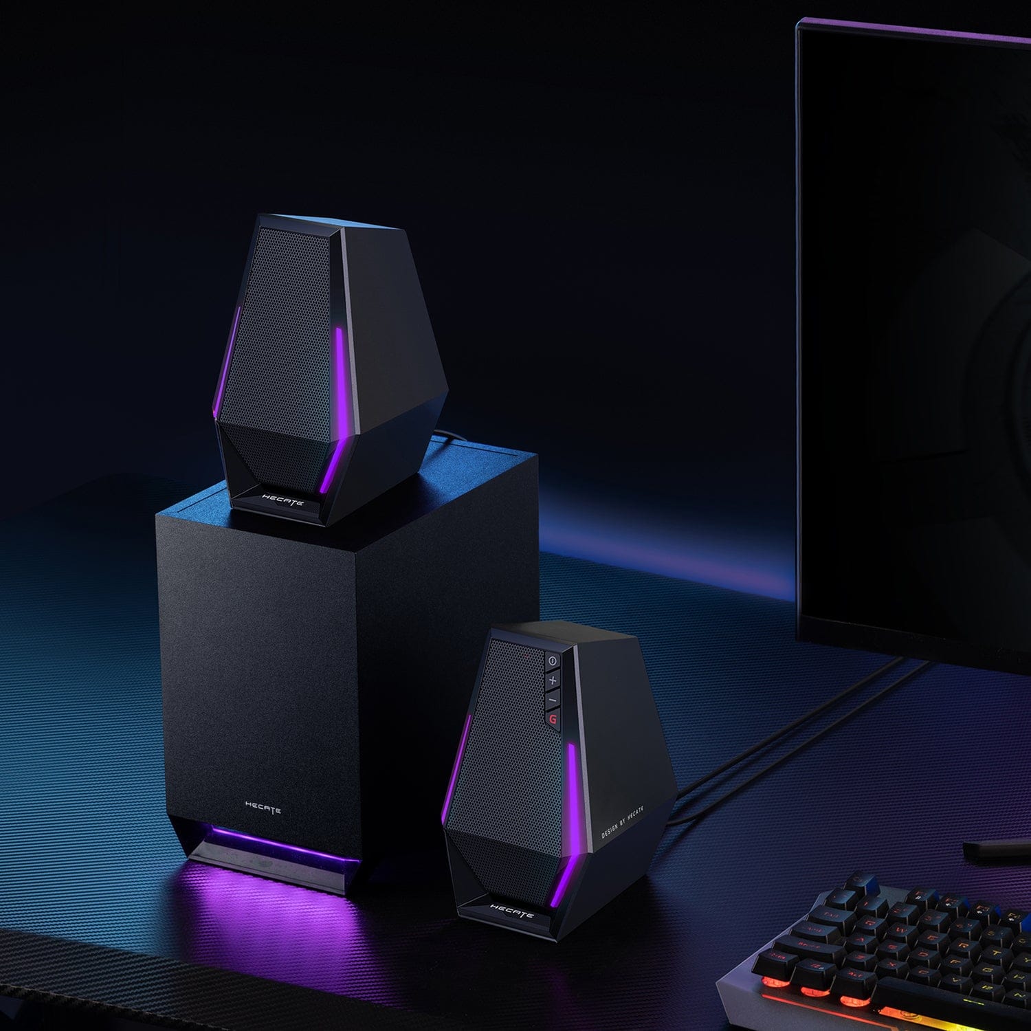 Hecate by Edifier G1500 60-Watt-Peak Bluetooth MAX 2.1 Gaming Speaker System