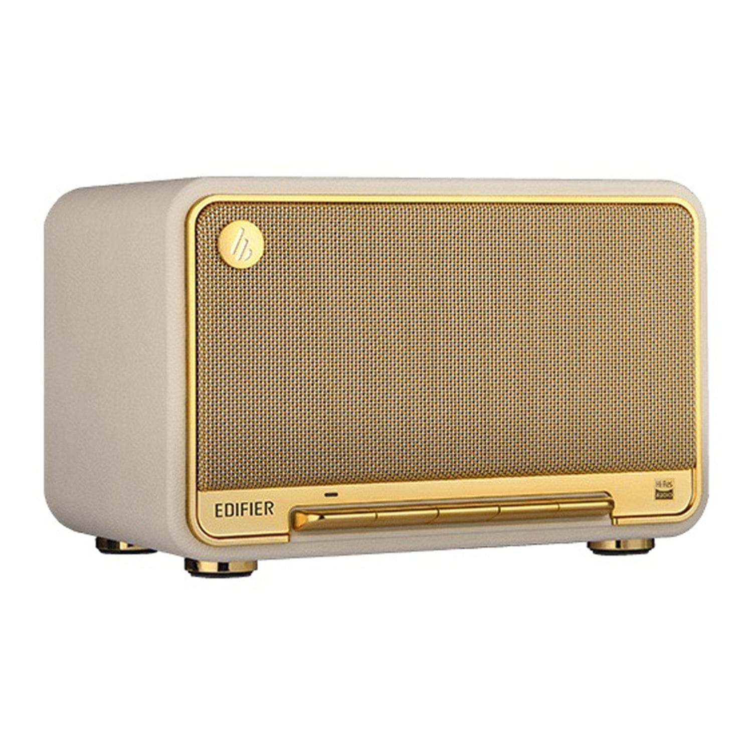 Edifier 60-Watt-Continuous Bluetooth Retro Rechargeable Tabletop Speaker, D32, Ivory