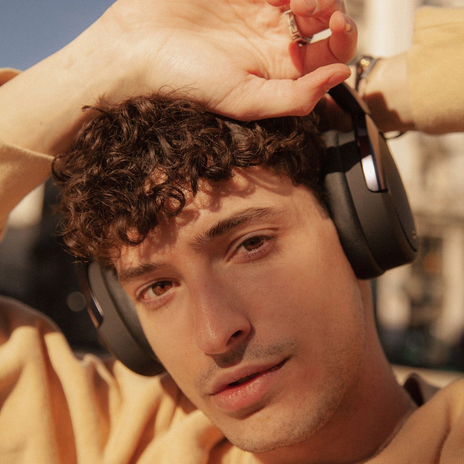 Edifier Bluetooth Over-Ear Hi-Res Audio Headphones with Microphone, Active Noise Cancelling, WH950NB, Black