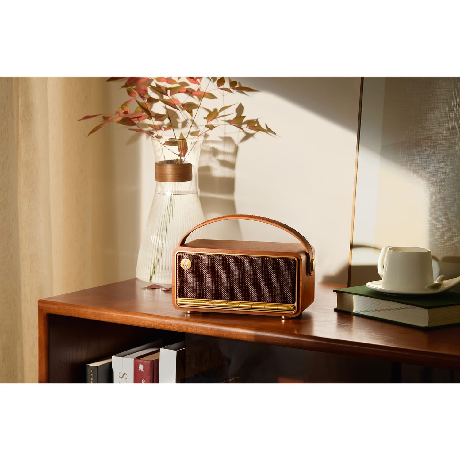 Edifier 40-Watt-RMS MP330 Portable Bluetooth Rechargeable Speaker with Bass Radiator, TWS, Hi-Res Audio, USB/microSD Card, up to 19 Hours Play Time