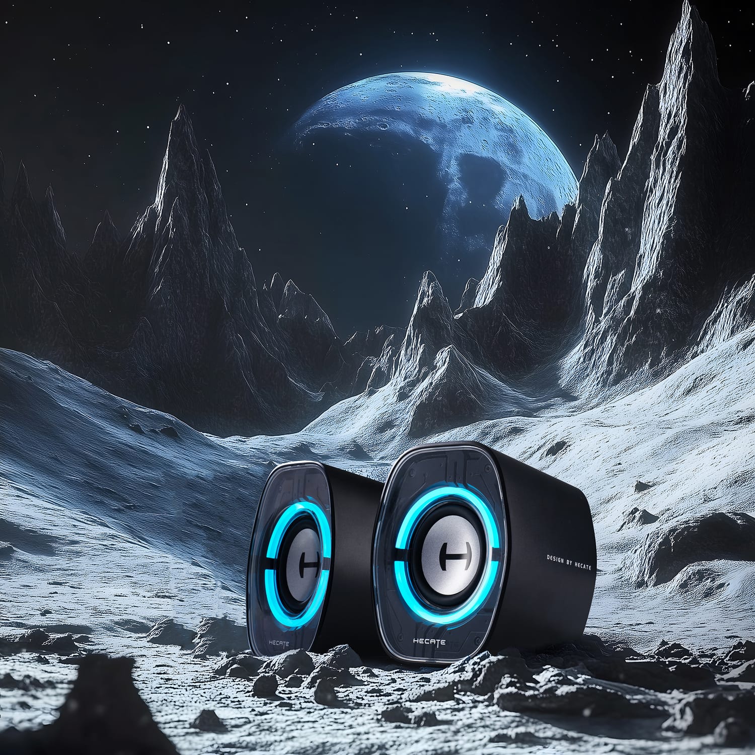 Hecate by Edifier 4-Watt G1000 II Bluetooth Gaming Computer Speaker with RGB Light, Pair