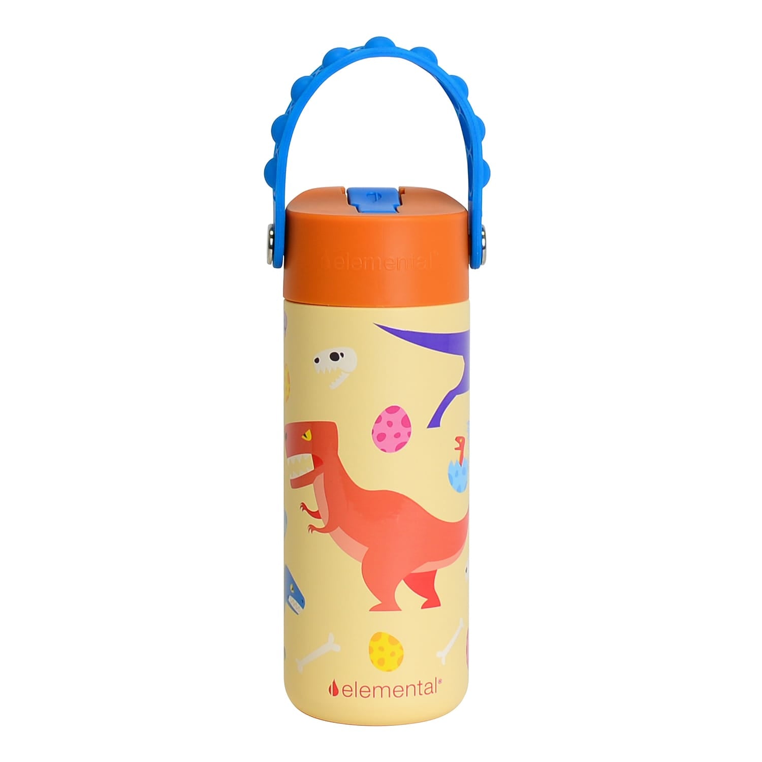 Elemental Core Pop Stainless Steel Water Bottle, 18 Oz., Dino Rage