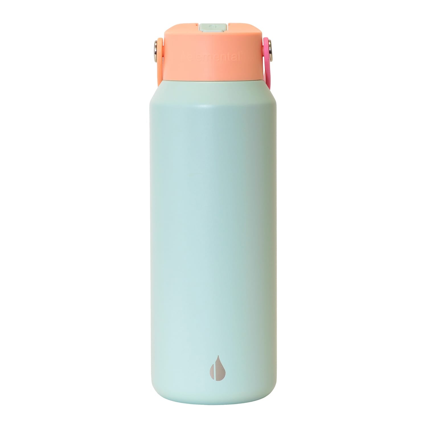 Elemental Core Stainless Steel Water Bottle, 40 Oz., Mint Sorbet