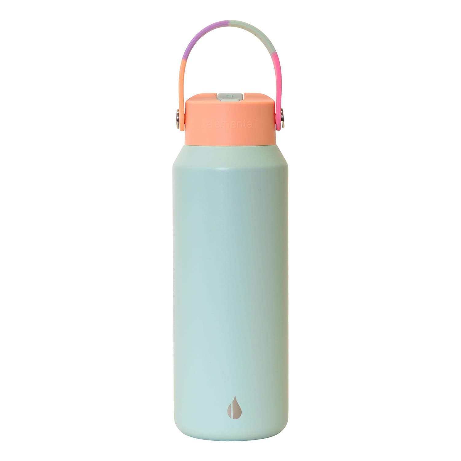 Elemental Core Stainless Steel Water Bottle, 40 Oz., Mint Sorbet