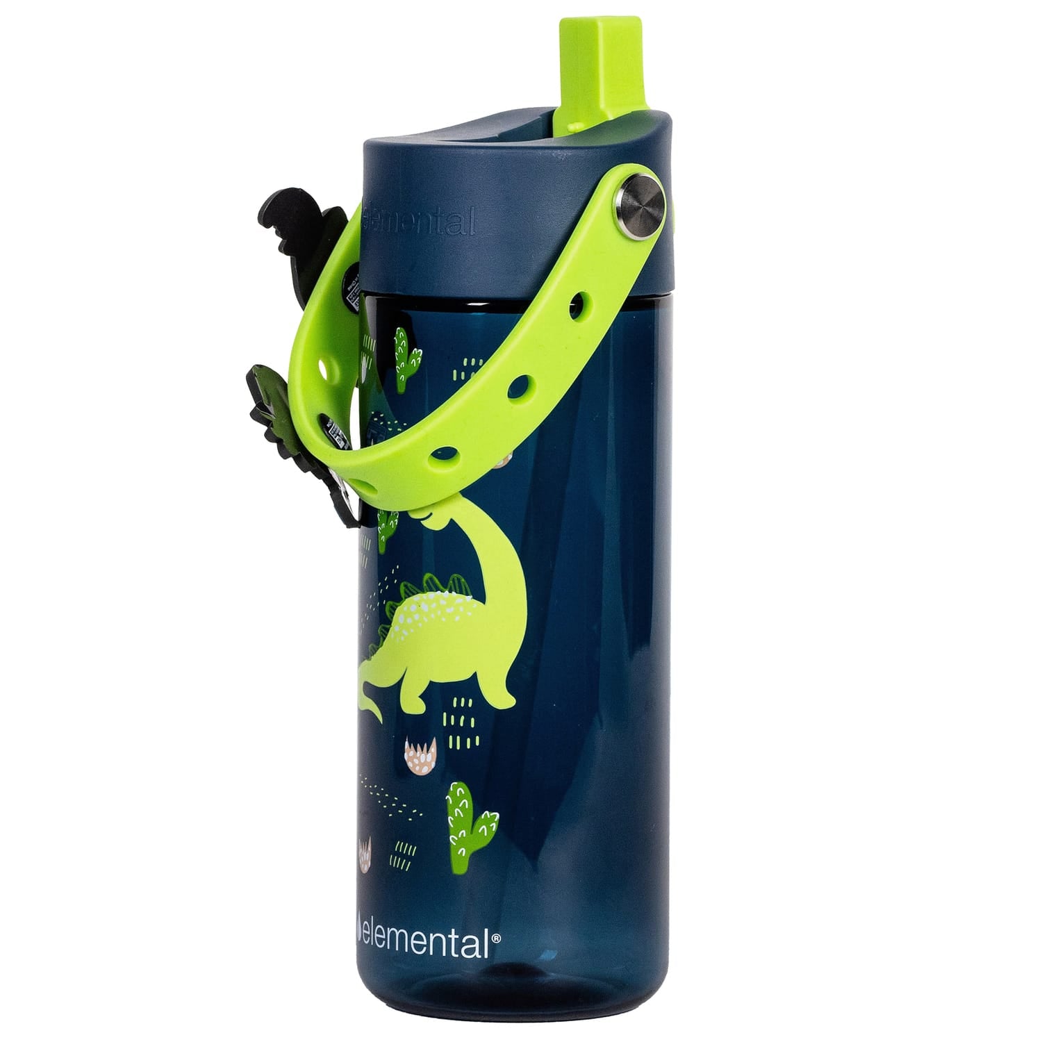 Elemental Splash Charm Tritan Water Bottle, 18 Oz., Dinosaur