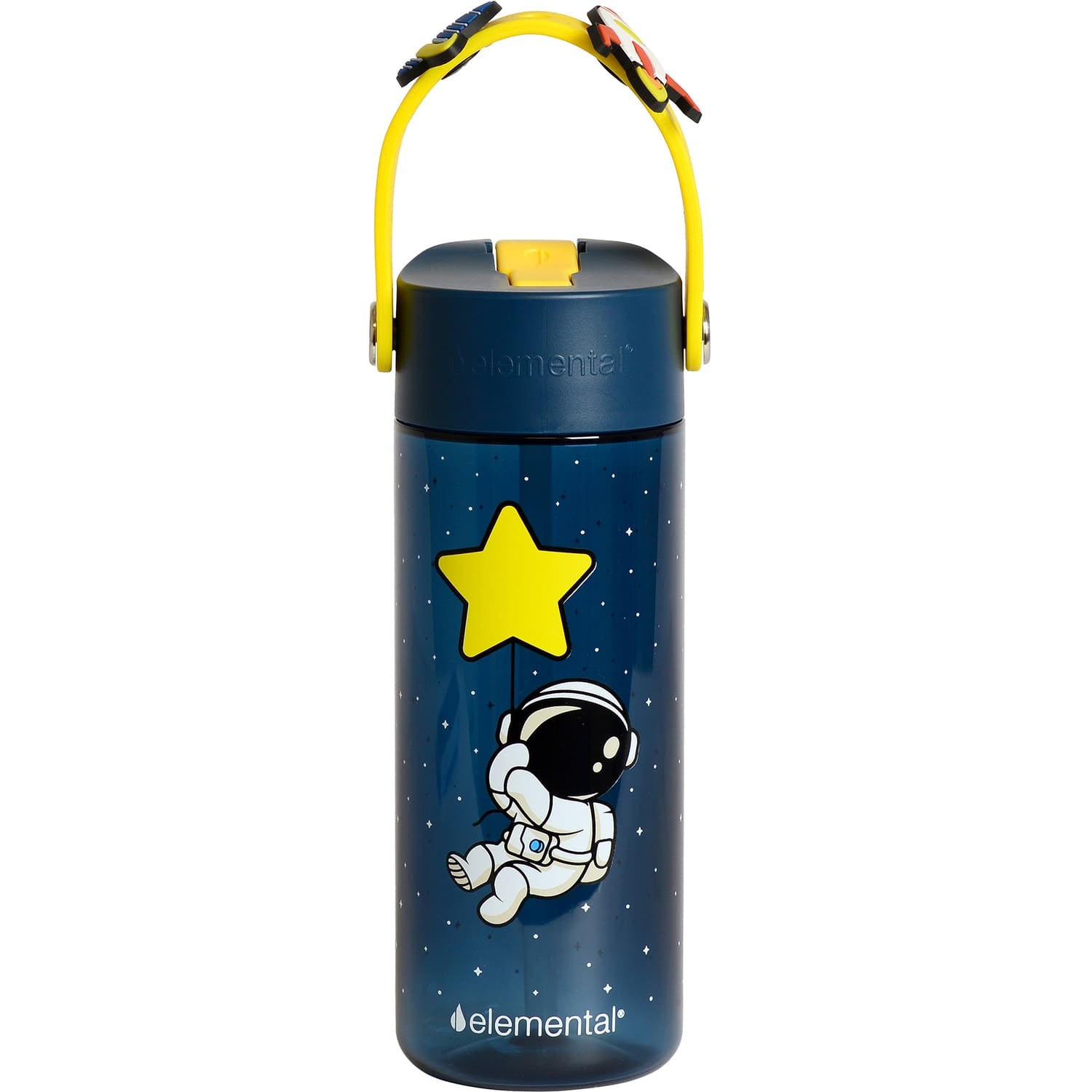 Elemental Splash Charm Tritan Water Bottle, 18 Oz., Little Astronaut
