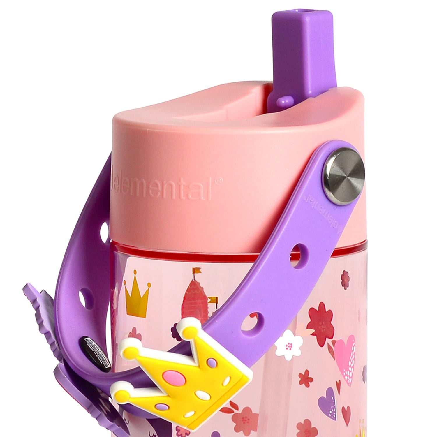 Elemental Splash Charm Tritan Water Bottle, 18 Oz., Princess Dream
