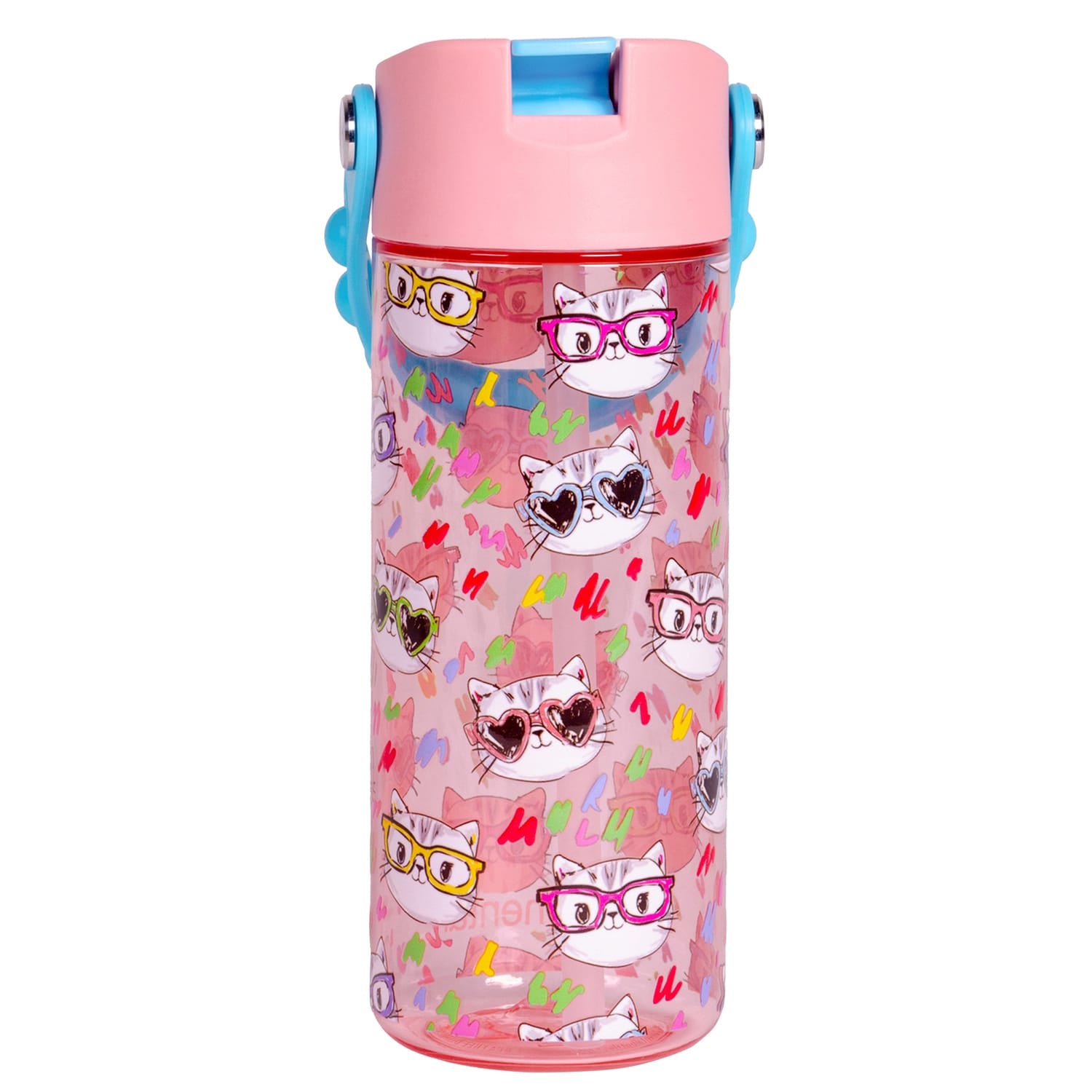 Elemental Splash Pop Tritan Water Bottle, 18 Oz., Stylish Cat