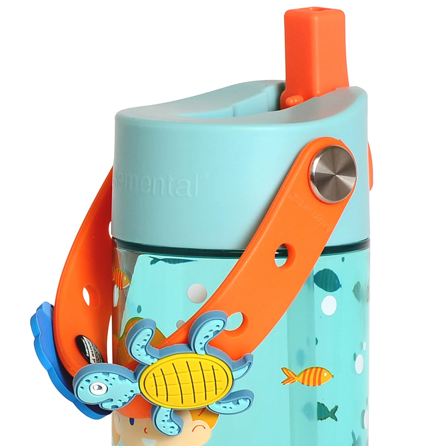Elemental Splash Charm Tritan Water Bottle, 18 Oz., Sunny Mermaid