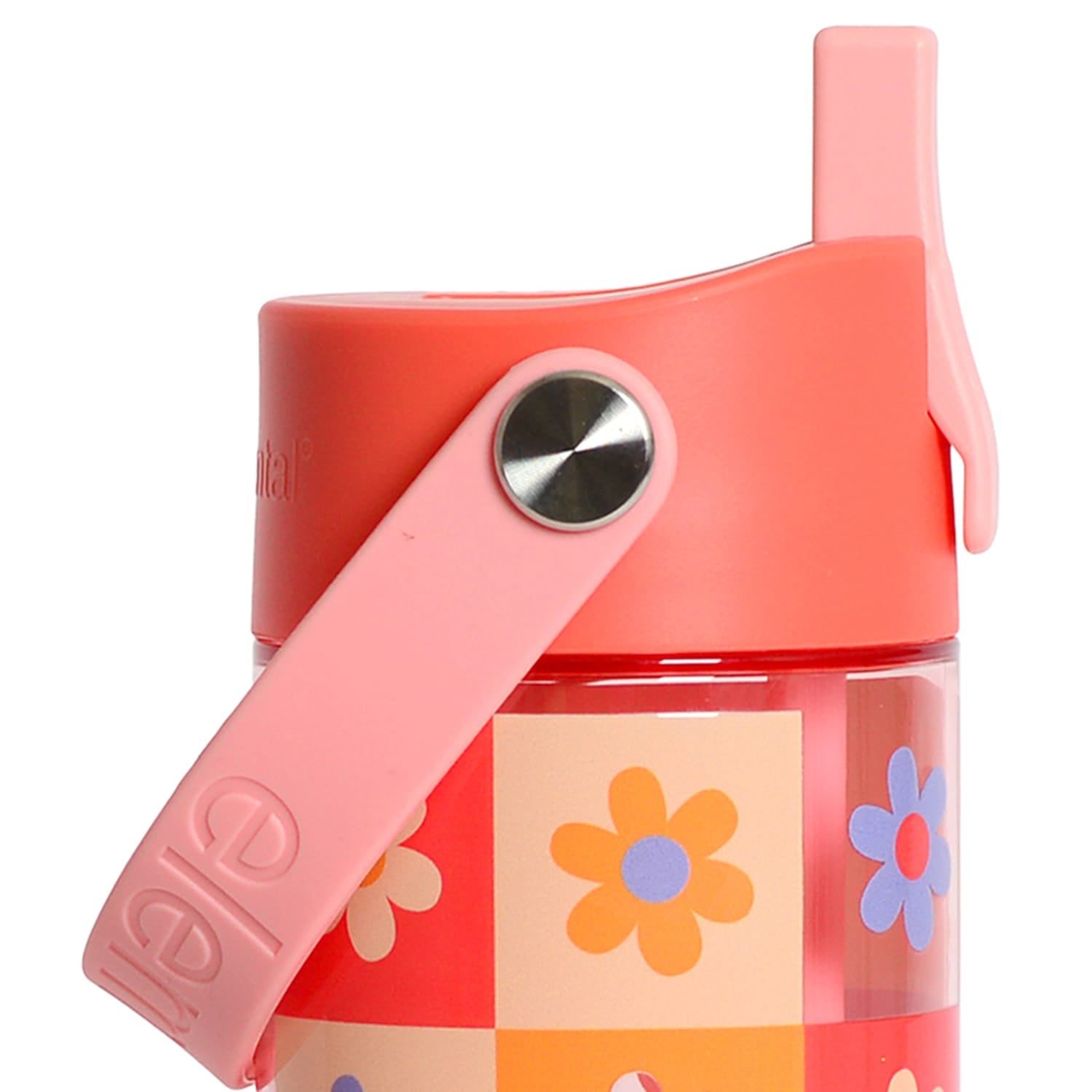 Elemental Splash Tritan Bottle, 26 Oz., Checkered Flowers