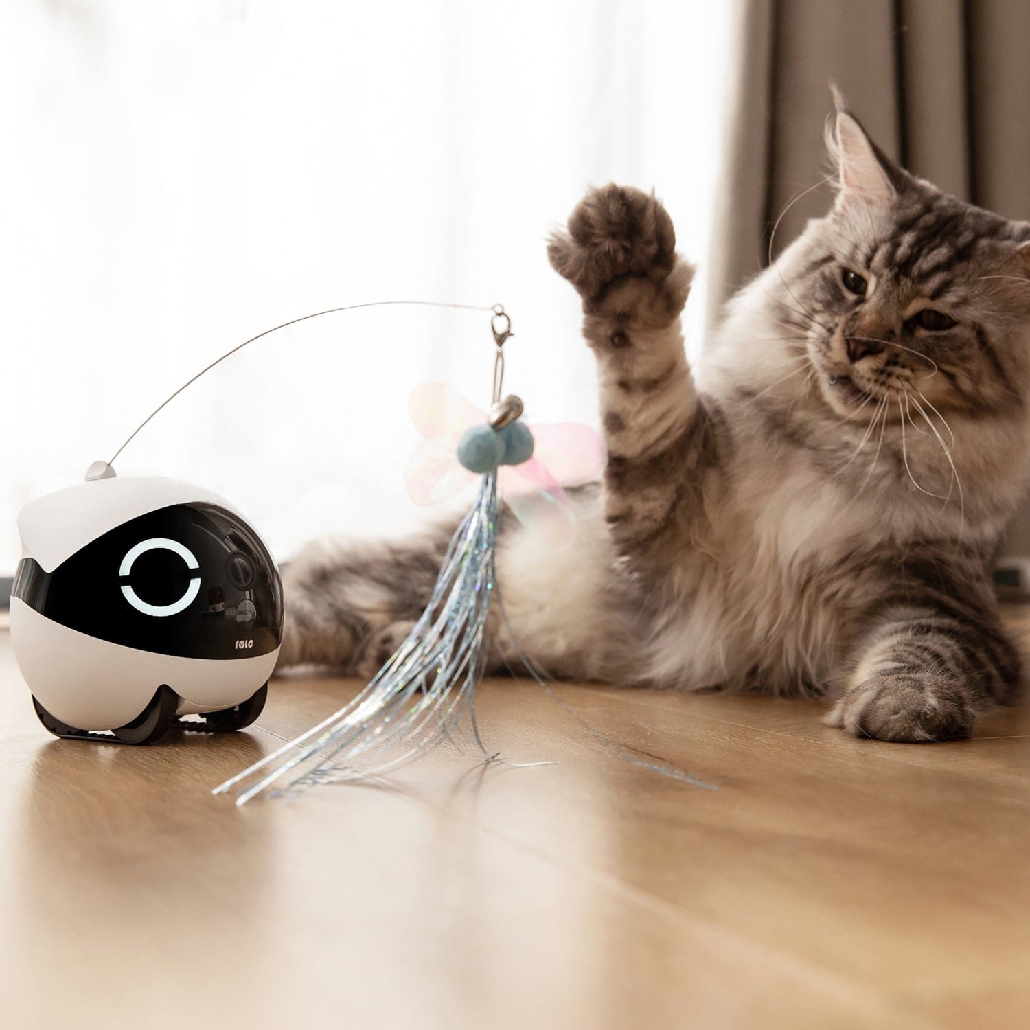 Enabot ROLA Mini Companion Robot with 2K QHD Camera and Built-in Call Button with 2-Way Voice