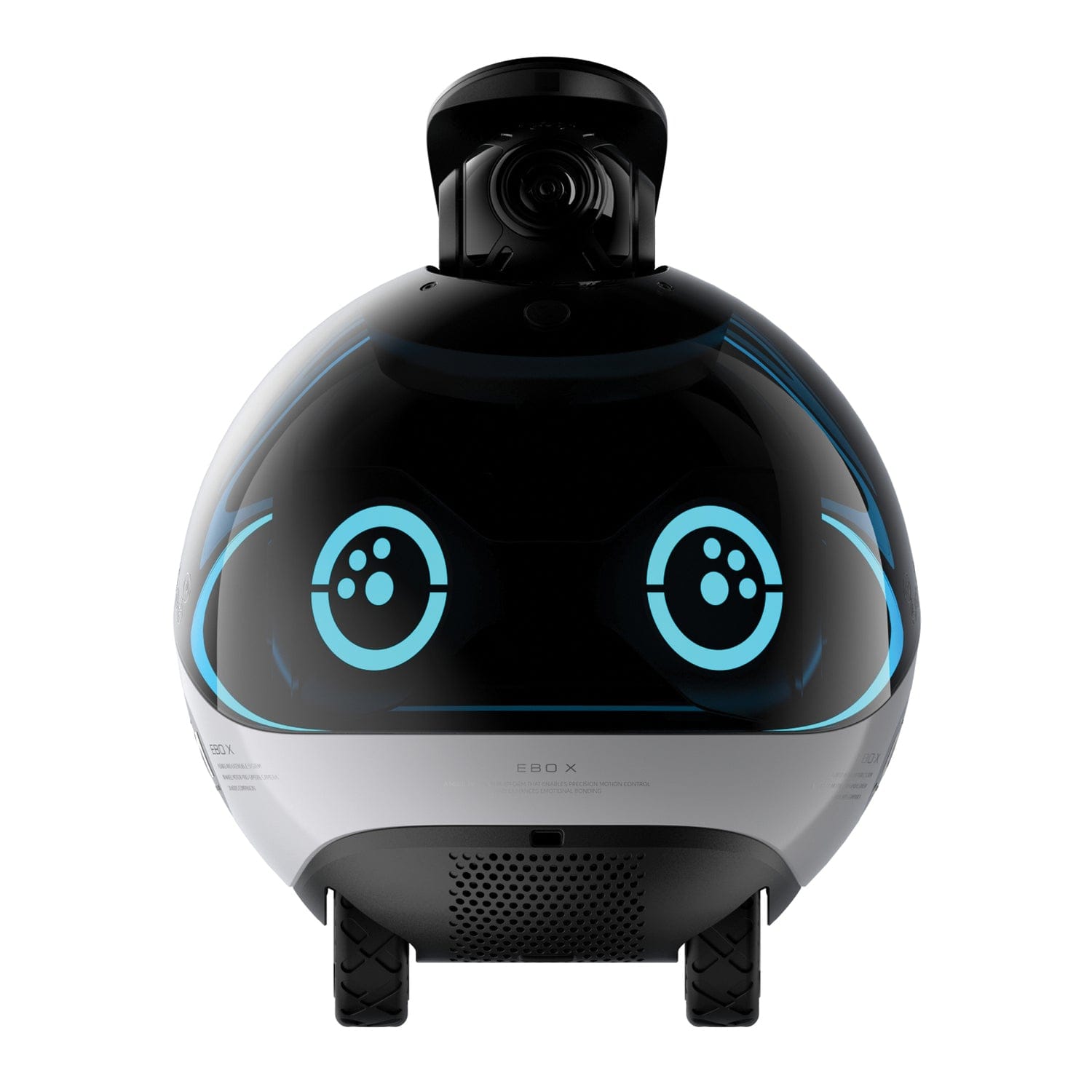 Enabot EBO X Indoor Wi-Fi Moving 4K Smart Home Companion Robot Camera with 2-Way Voice, Smart Mapping, Alexa Built-in, and Fall Detection