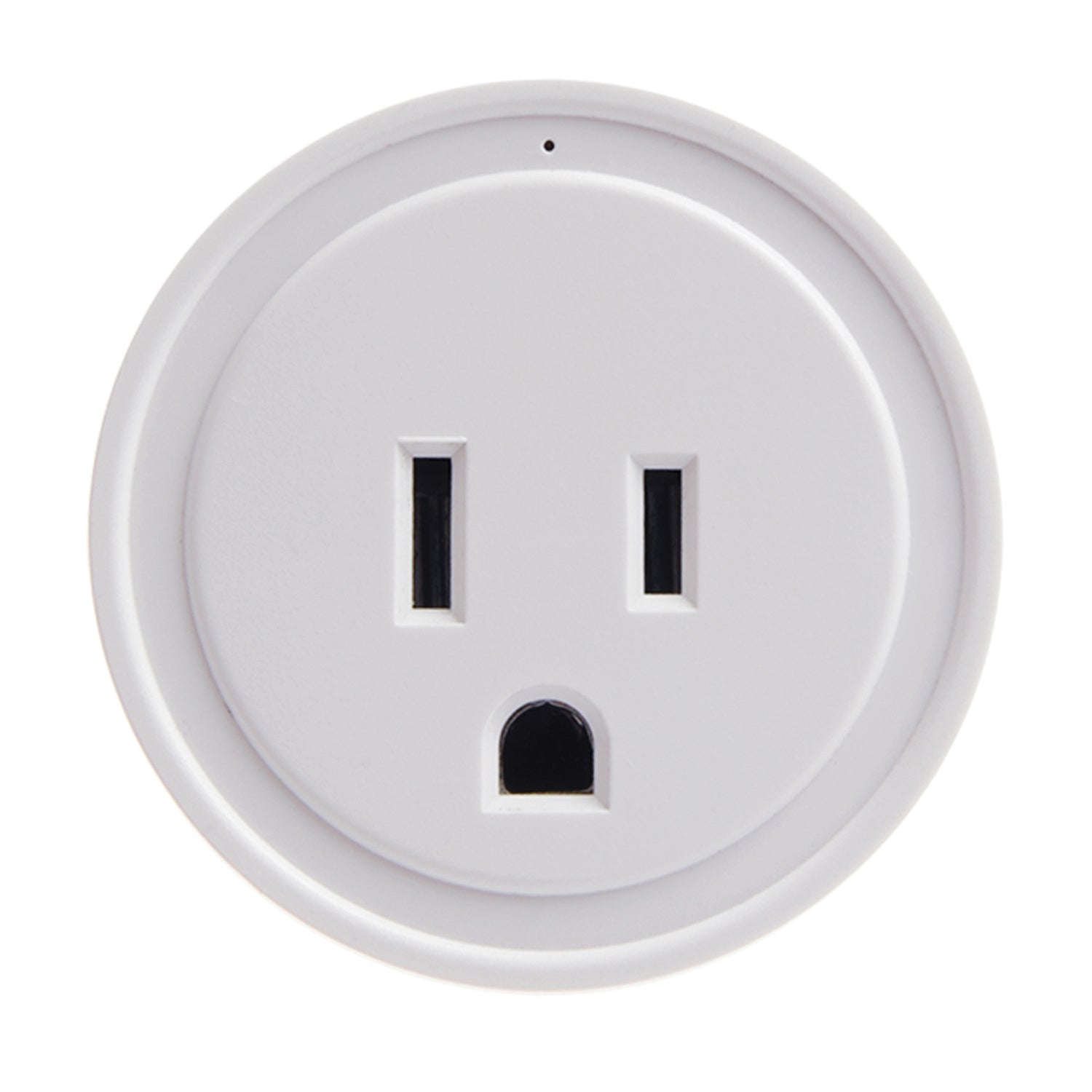 Energizer Connect 1-Outlet Smart Wi-Fi Grounded Wall Plug, EIX3-1003-WHT