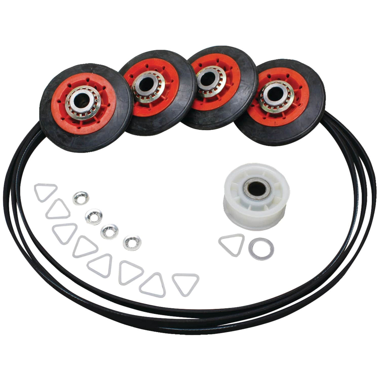 ERP Replacement Dryer Drum Roller/Idler/Belt Kit for Whirlpool Part Number 4392067