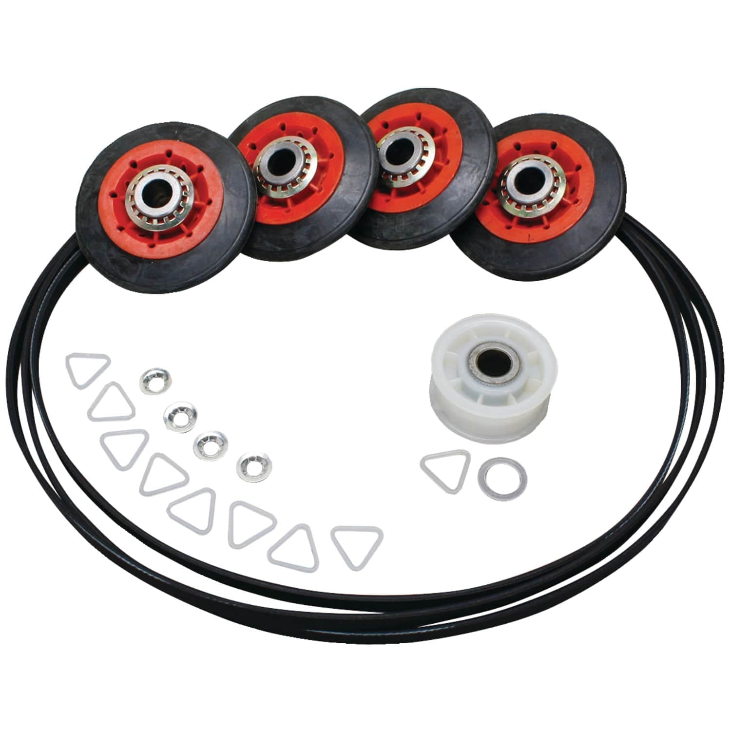 ERP Replacement Dryer Drum Roller/Idler/Belt Kit for Whirlpool Part Number 4392067