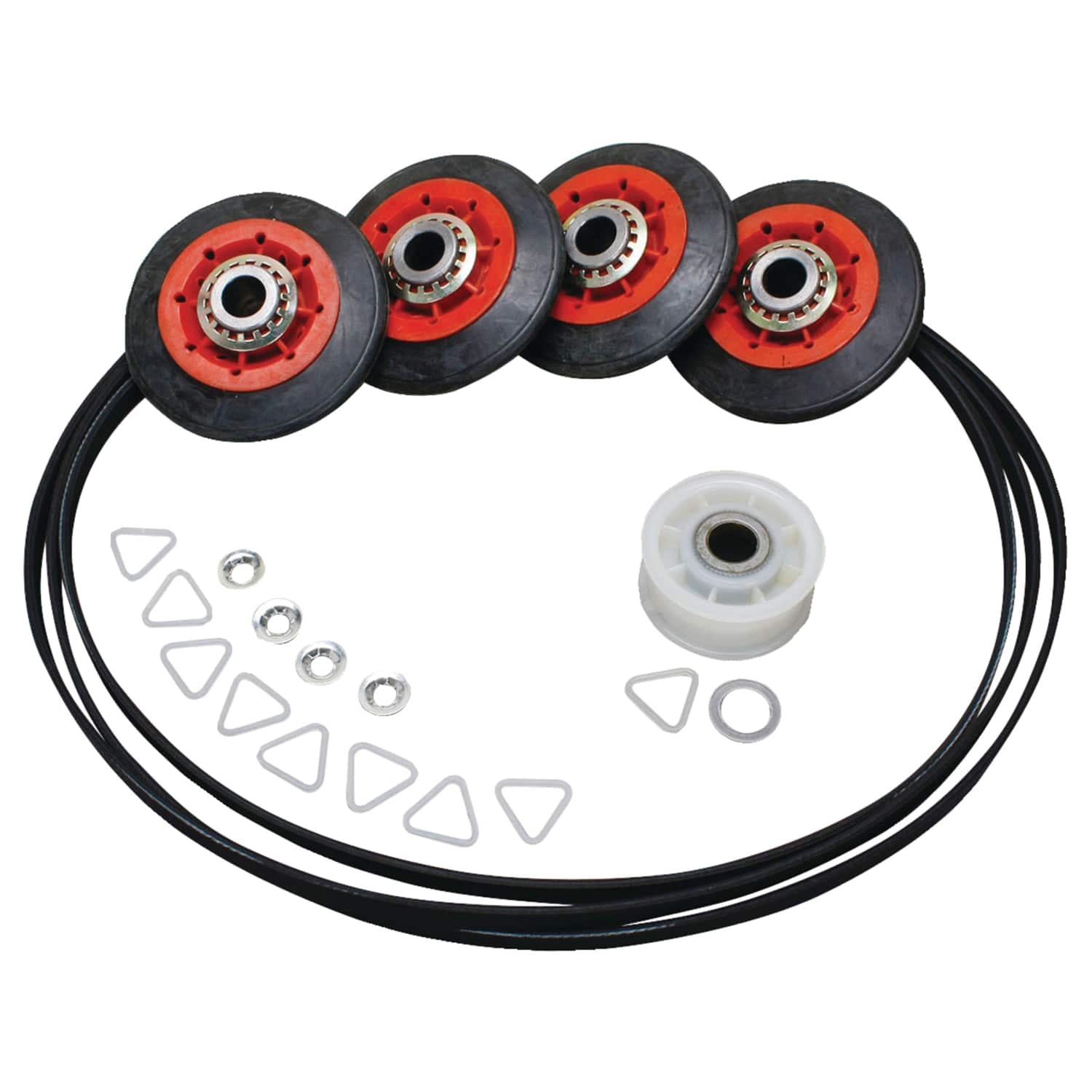 ERP Replacement Dryer Drum Roller/Idler/Belt Kit for Whirlpool Part Number 4392067