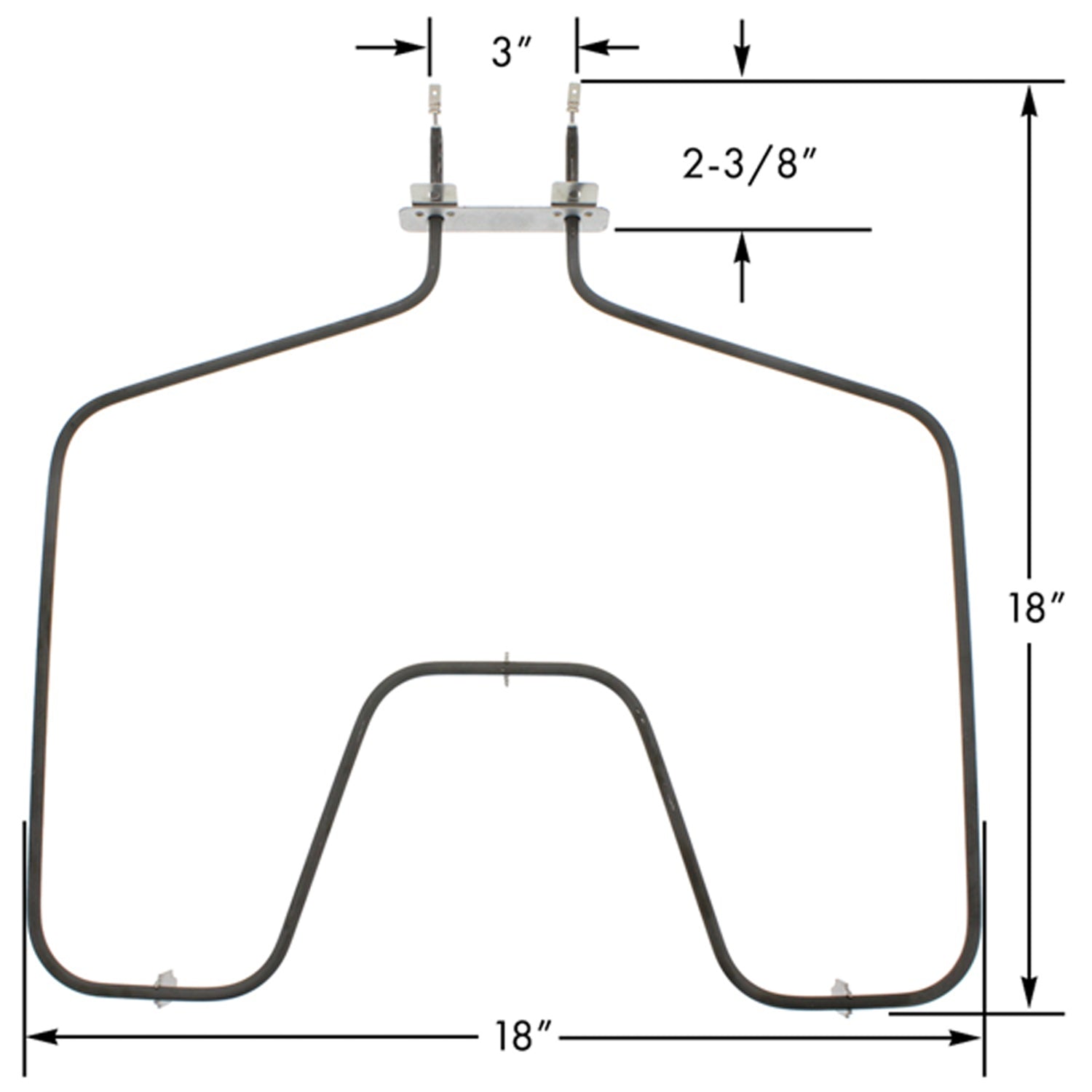 ERP Replacement Bake Element for GE Part Number WB44K10005