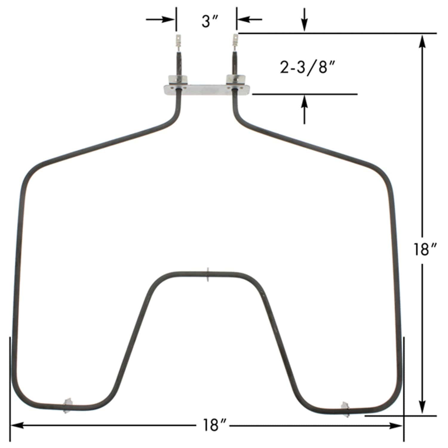 ERP Replacement Bake Element for GE Part Number WB44K10005